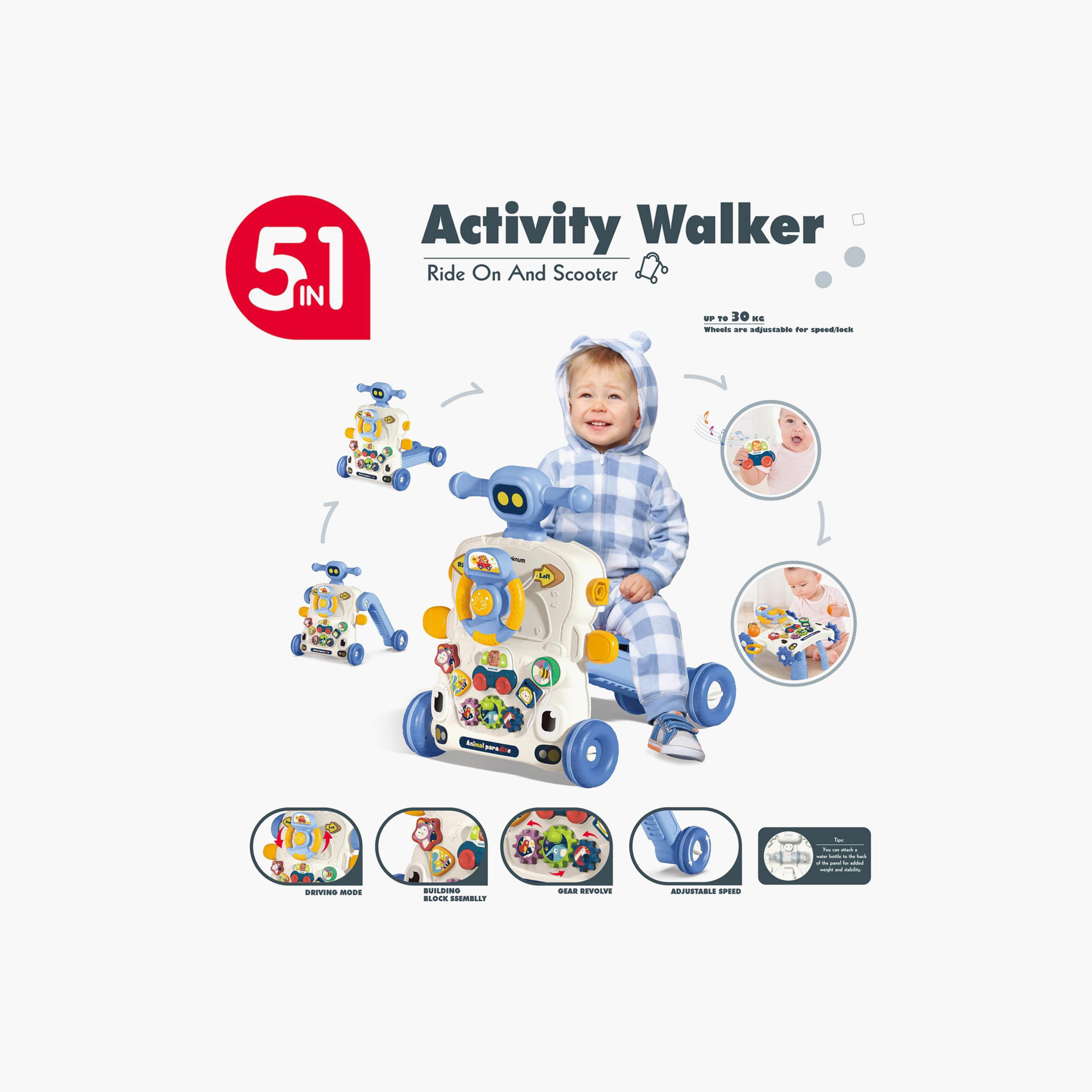 Introducing the Teknum 5-IN-1 Baby Walker with Musical keyboard, the ultimate companion for your little one's growth and development. This versatile and innovative product offers five different modes, ensuring hours of fun and learning for your child.-baby-infantactivity-walkers-image-9