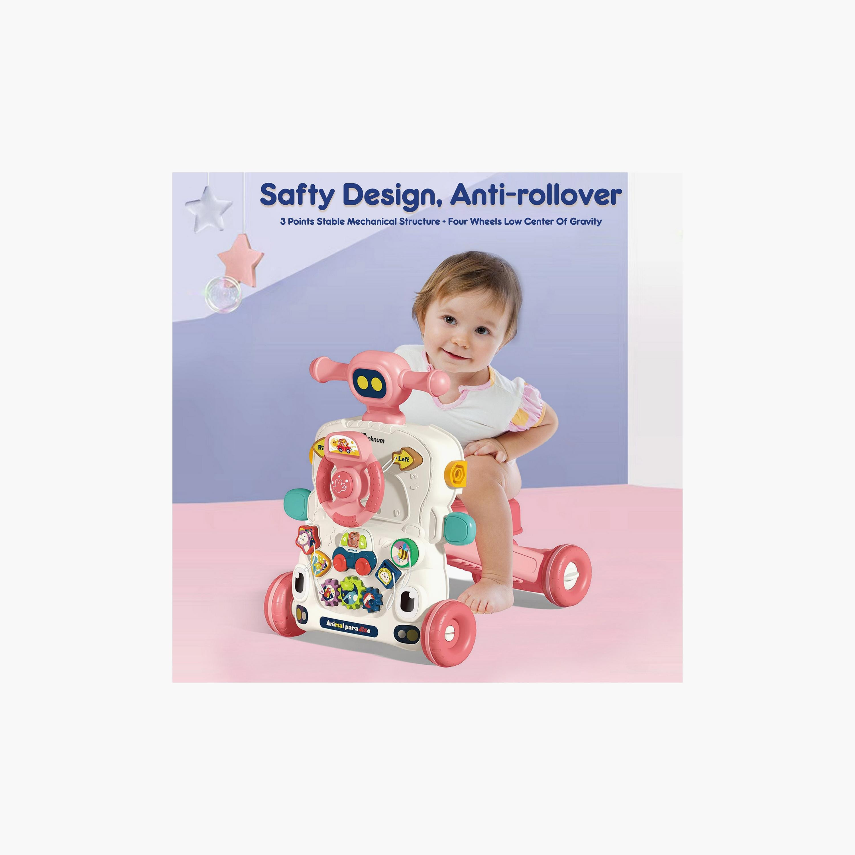 Introducing the Teknum 5-IN-1 Baby Walker with Musical keyboard, the ultimate companion for your little one's growth and development. This versatile and innovative product offers five different modes, ensuring hours of fun and learning for your child.-baby-infantactivity-walkers-image-2