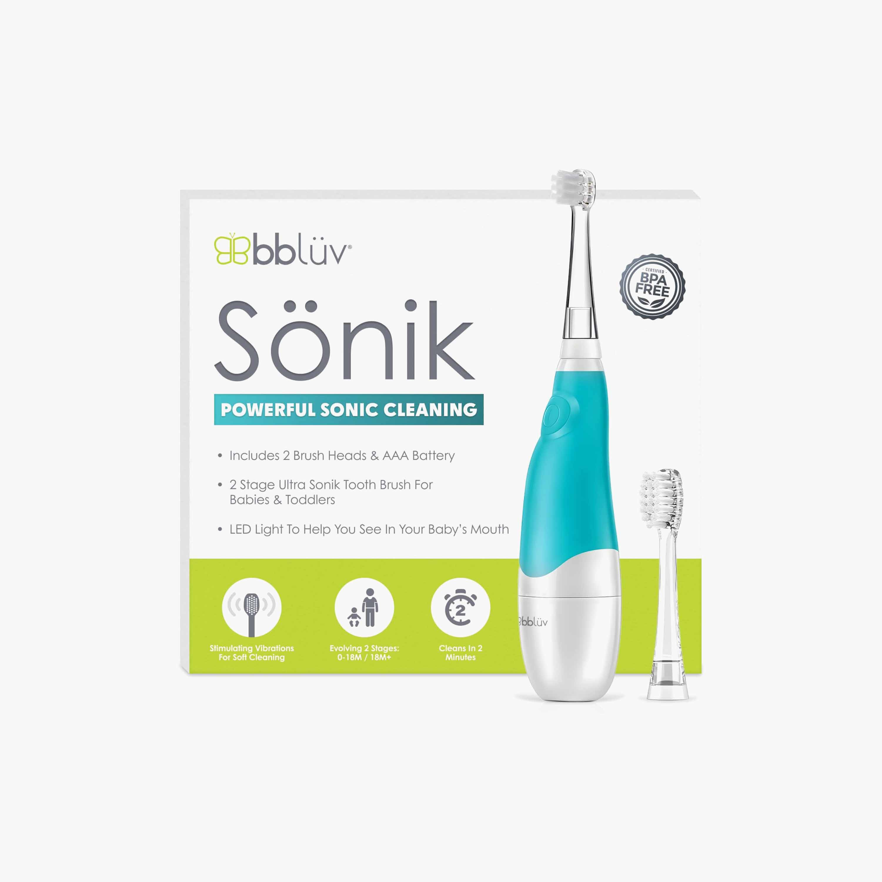 فرشاة أسنان سونيك للأطفال مع ضوء إل إي دي للعناية بأسنان الطفل من ببلوف-baby-bathandcare-oralcare-teethanddentalcare-image-2