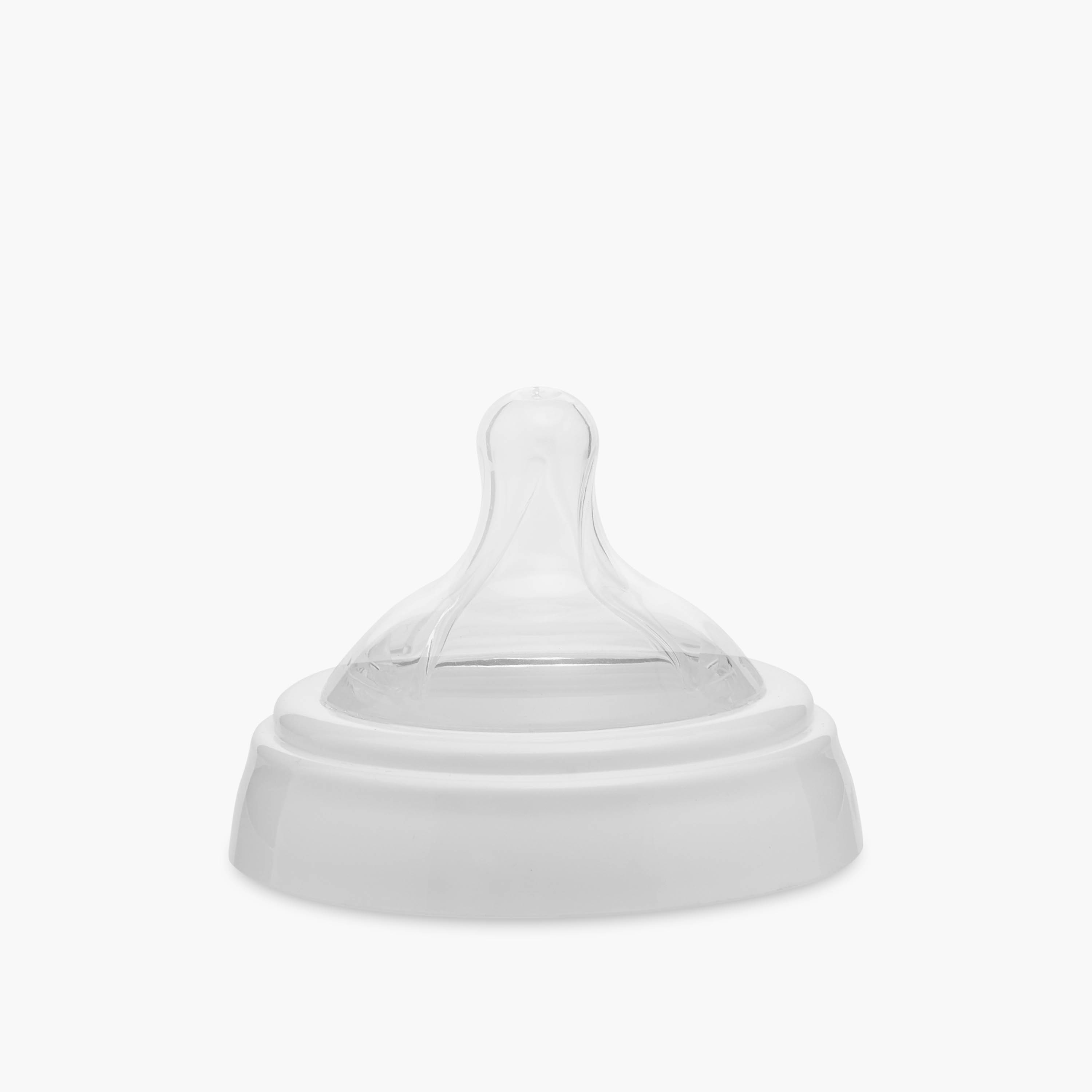 Juniors Just Like Nature 90 ml Feeding Bottle with Anti-Colic Teat - White-baby-feeding-feedingbottles-bottlesandteats-image-9