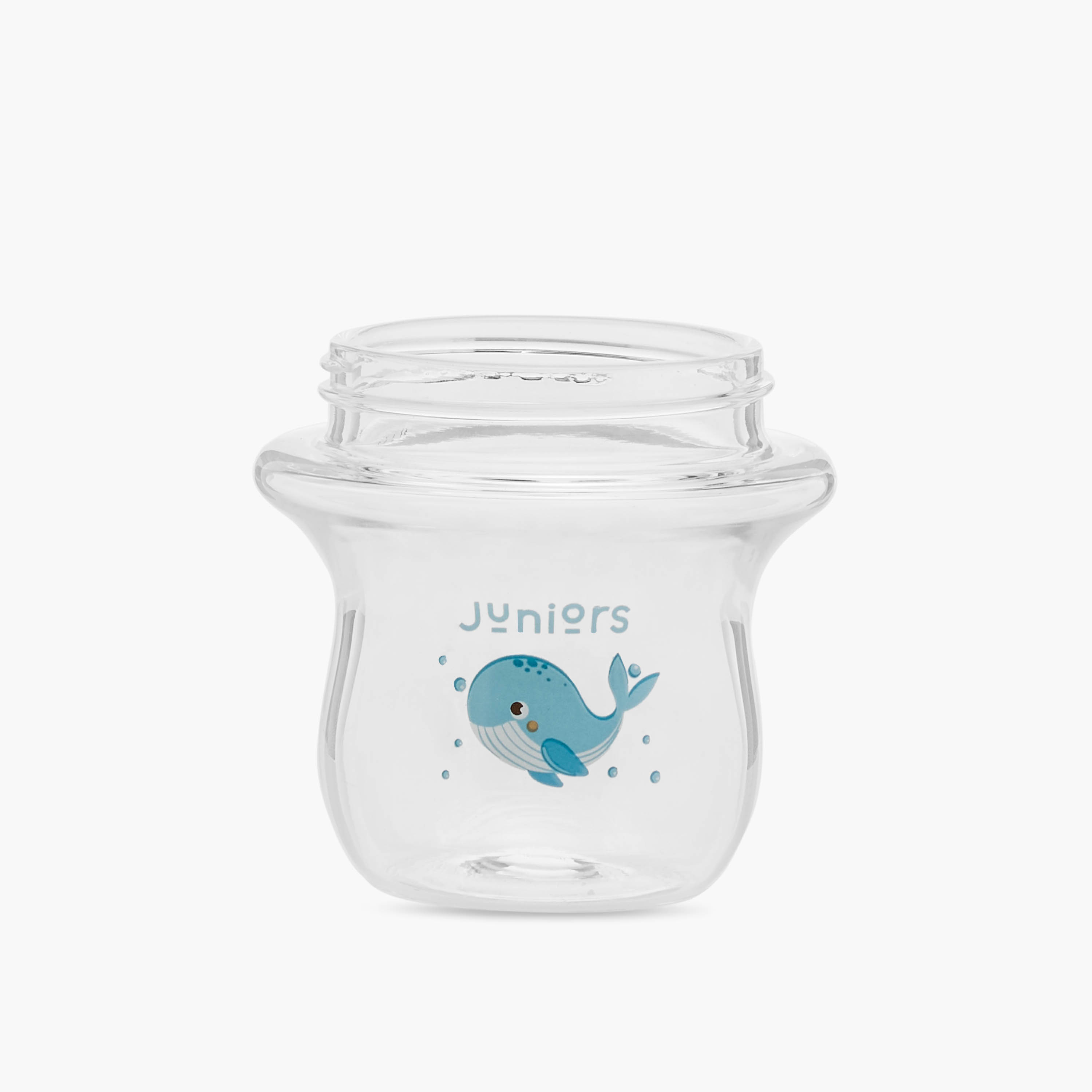 Juniors Just Like Nature 90 ml Glass Feeding Bottle with Anti-Colic Teat - Grey-baby-feeding-feedingbottles-bottlesandteats-image-8