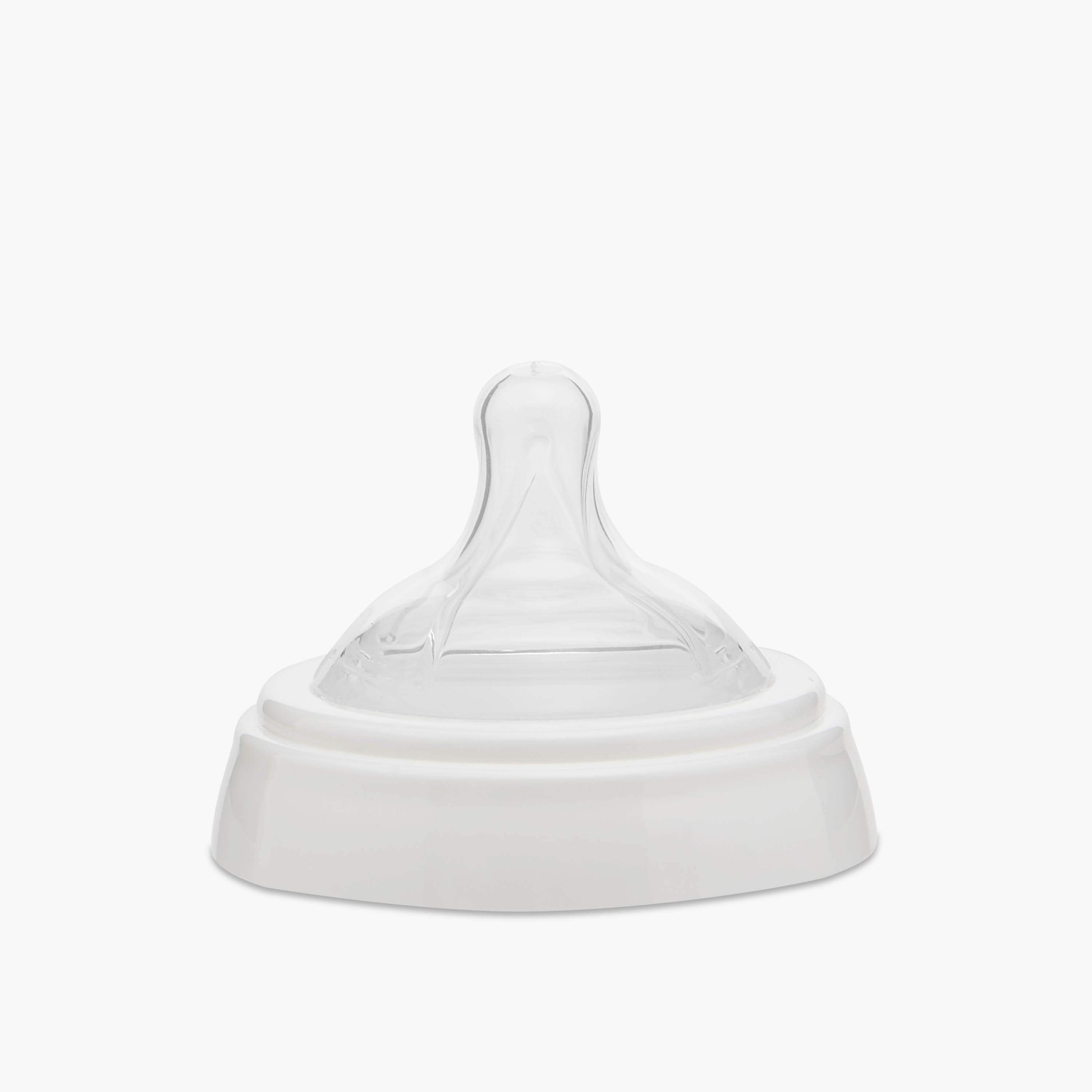Juniors Just Like Nature 150 ml Glass Feeding Bottle with Anti-Colic Teat - White-baby-feeding-feedingbottles-bottlesandteats-image-9
