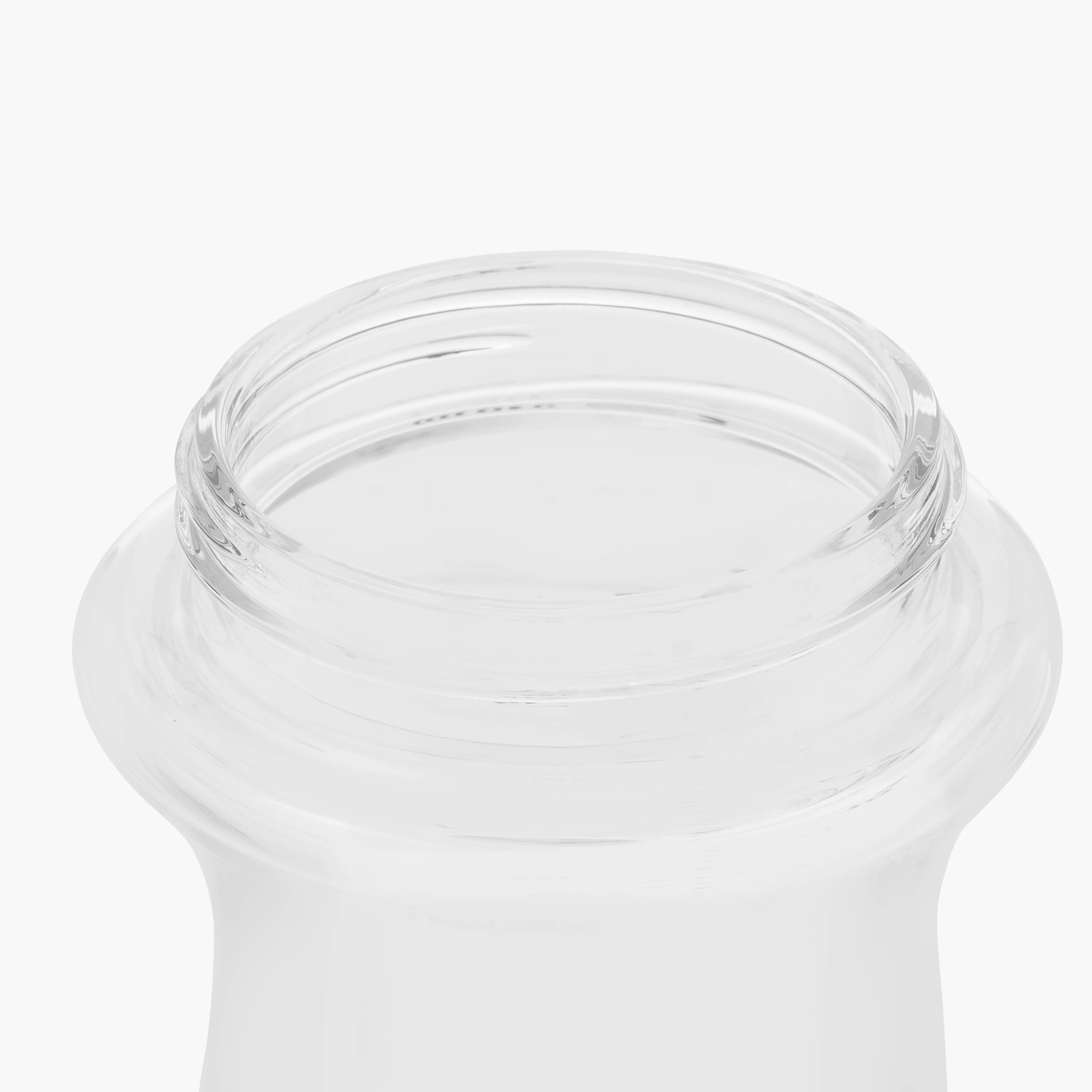 Juniors Just Like Nature 240 ml Glass Feeding Bottle with Anti-Colic Teat - White-baby-feeding-feedingbottles-bottlesandteats-image-12
