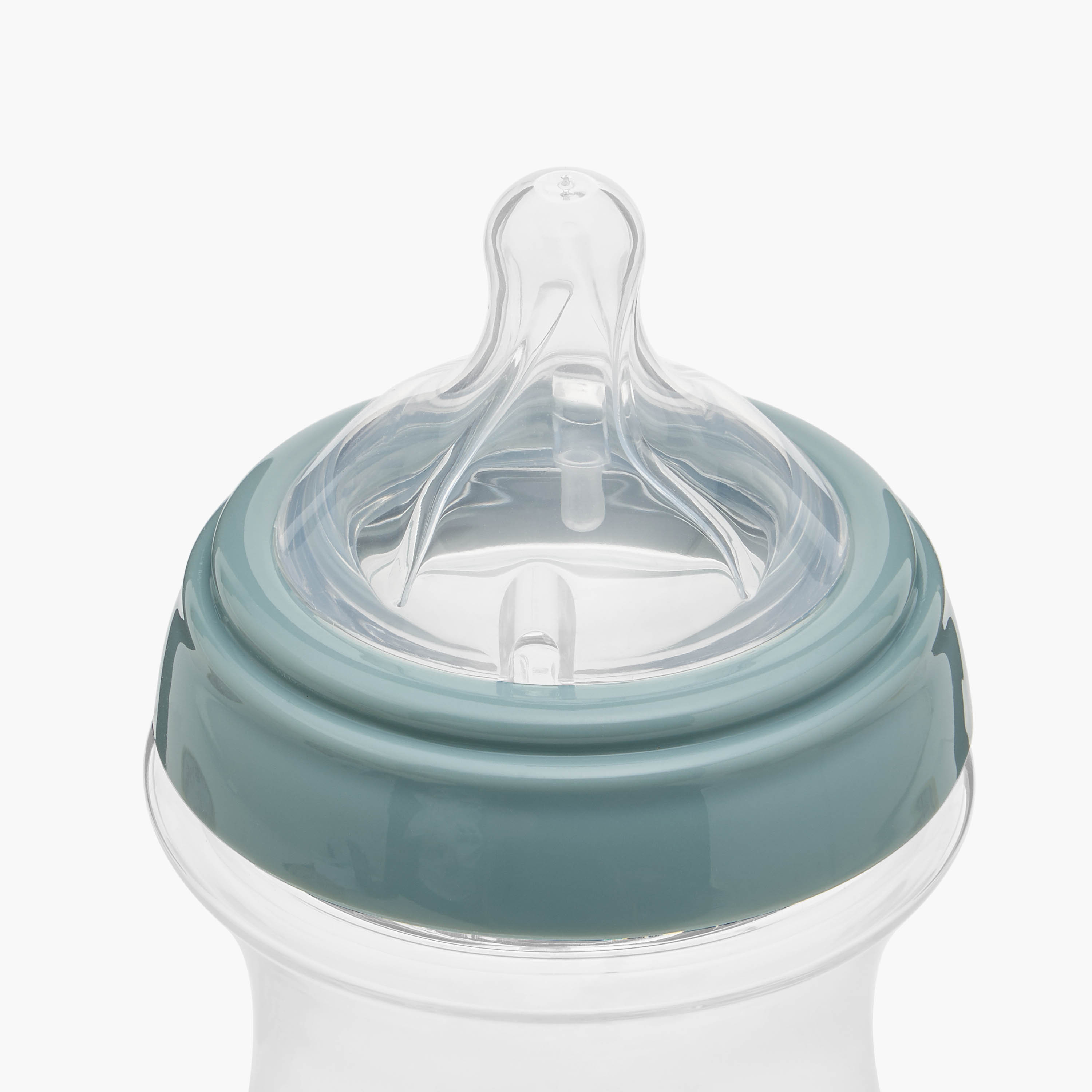 Juniors Just Like Nature 240 ml Glass Feeding Bottle with Anti-Colic Teat - Grey-baby-feeding-feedingbottles-bottlesandteats-image-9
