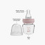 Giggles Glass Anti-Colic Feeding Bottle - 30 ml-baby-feeding-feedingbottles-bottlesandteats-image-3