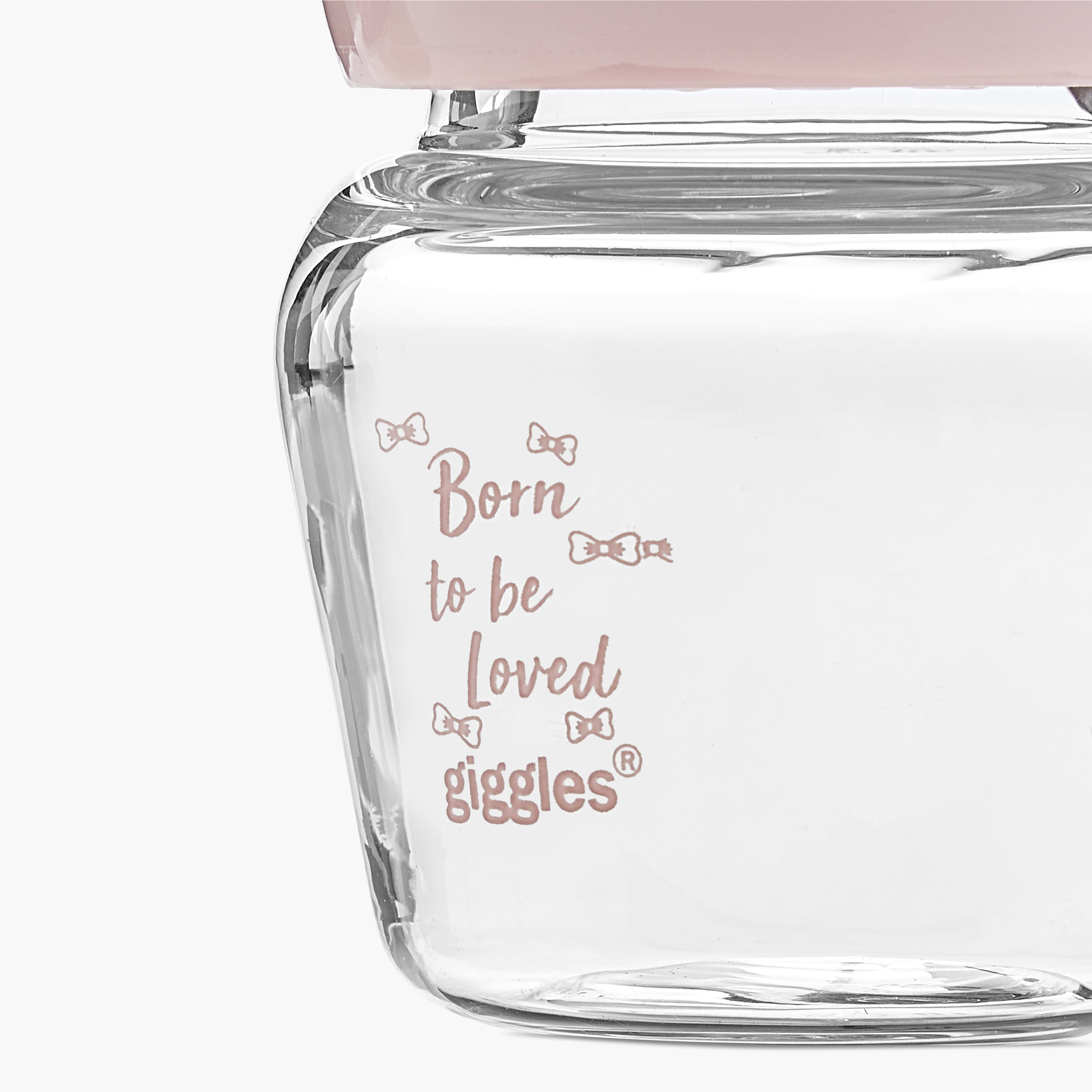 Giggles Printed Glass Mini Nurser Feeding Bottle with Cap - 30 ml-baby-feeding-feedingbottles-bottlesandteats-image-5