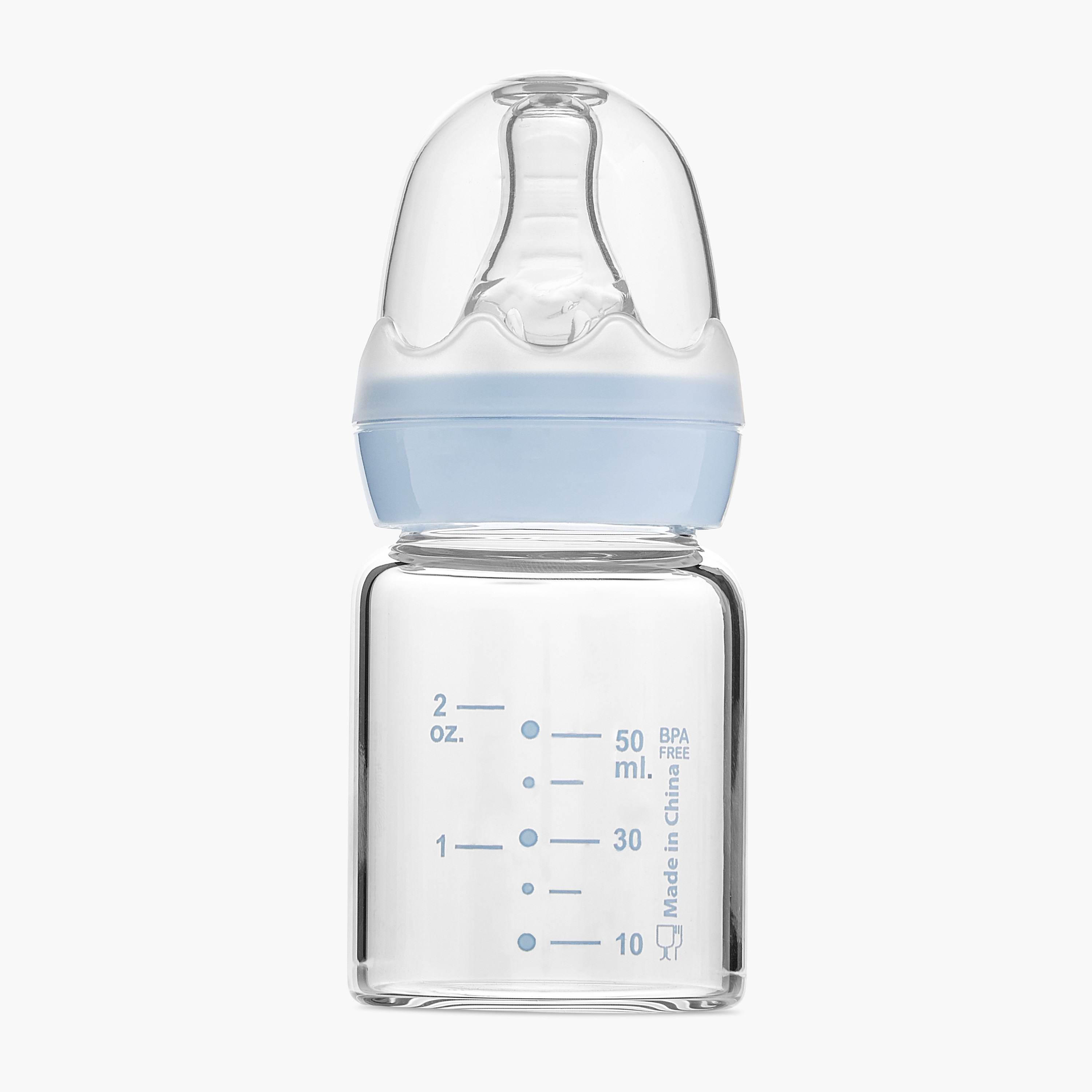Giggles Rock Pony Print Glass Feeding Bottle - 50 ml-baby-feeding-feedingbottles-bottlesandteats-image-2