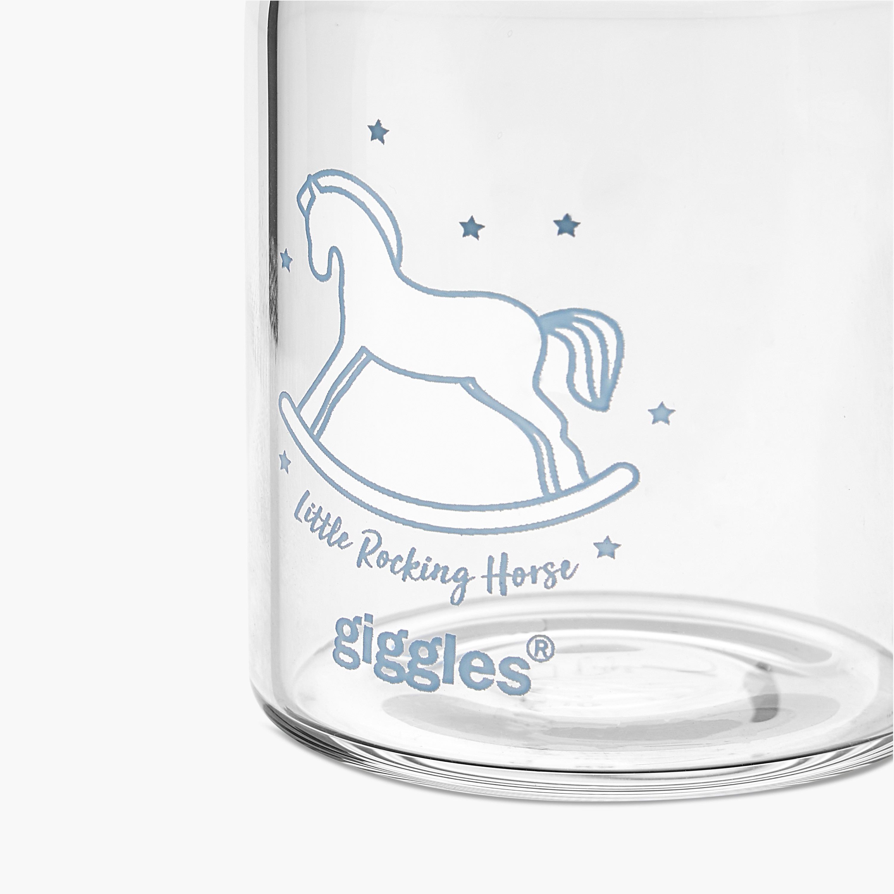 Giggles Rock Pony Print Glass Feeding Bottle - 50 ml-baby-feeding-feedingbottles-bottlesandteats-image-5