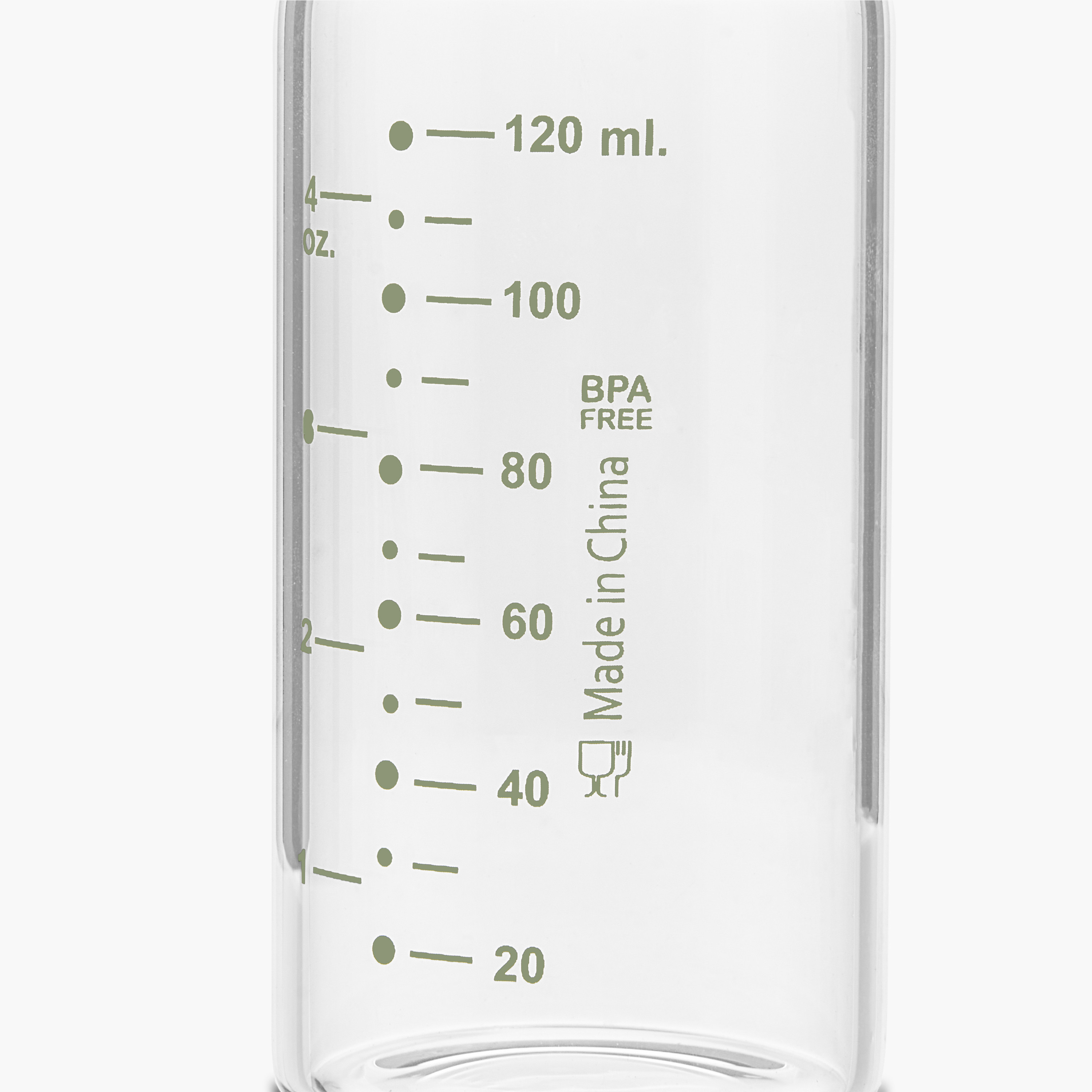 Giggles Hello World Print Glass Feeding Bottle - 120 ml-baby-feeding-feedingbottles-bottlesandteats-image-6