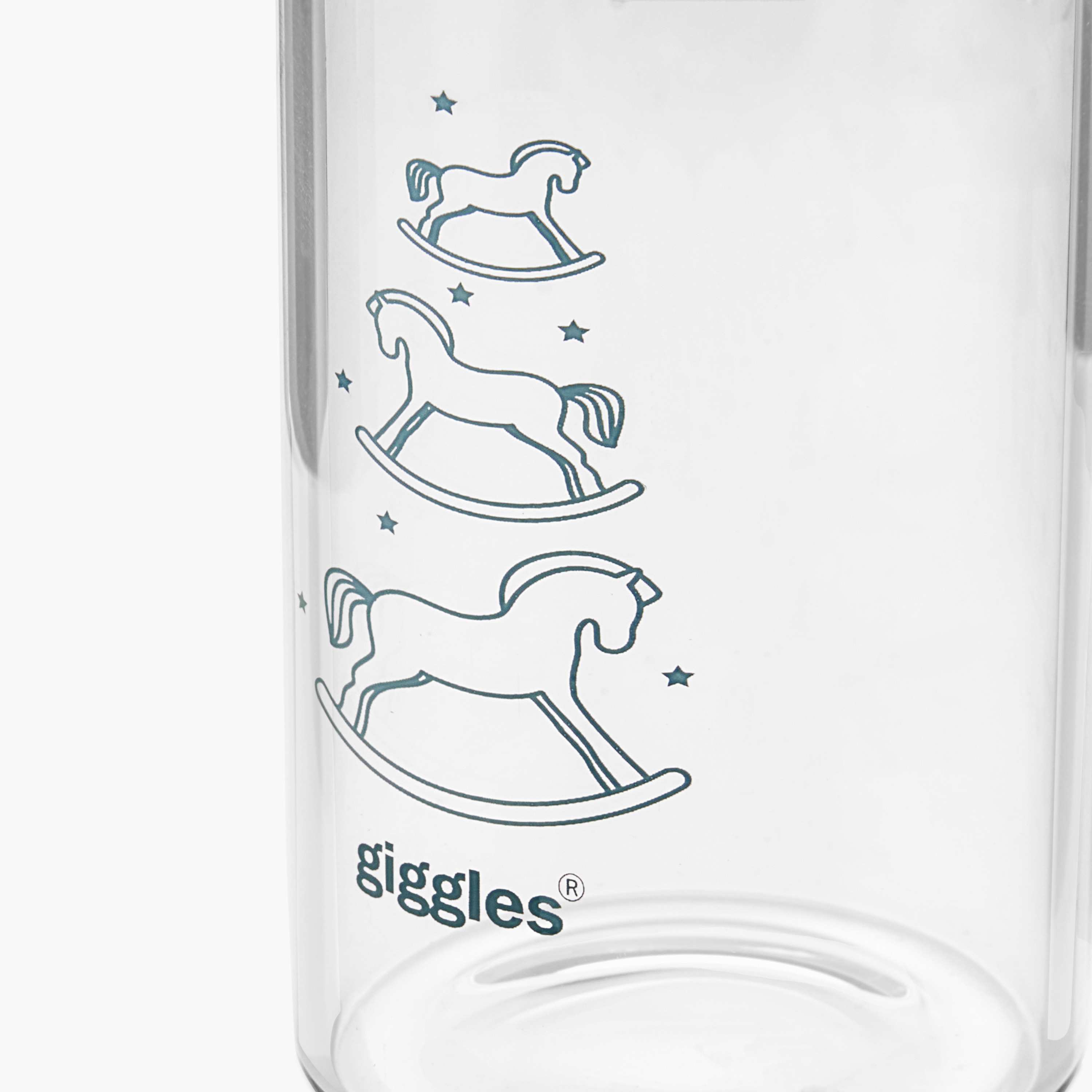 Giggles Rock Pony Print Glass Feeding Bottle - 120 ml-baby-feeding-feedingbottles-bottlesandteats-image-5