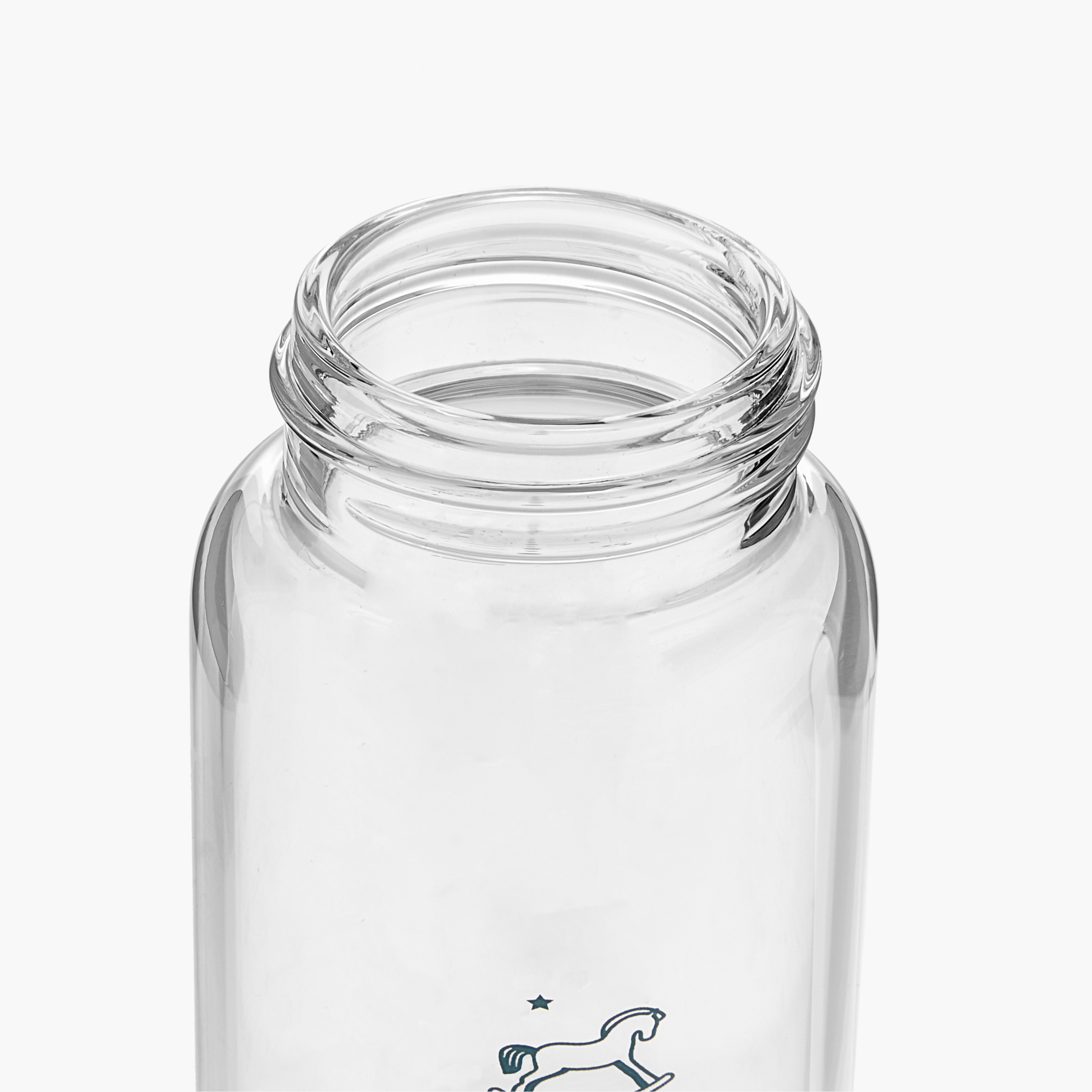 Giggles Rock Pony Print Glass Feeding Bottle - 120 ml-baby-feeding-feedingbottles-bottlesandteats-image-8