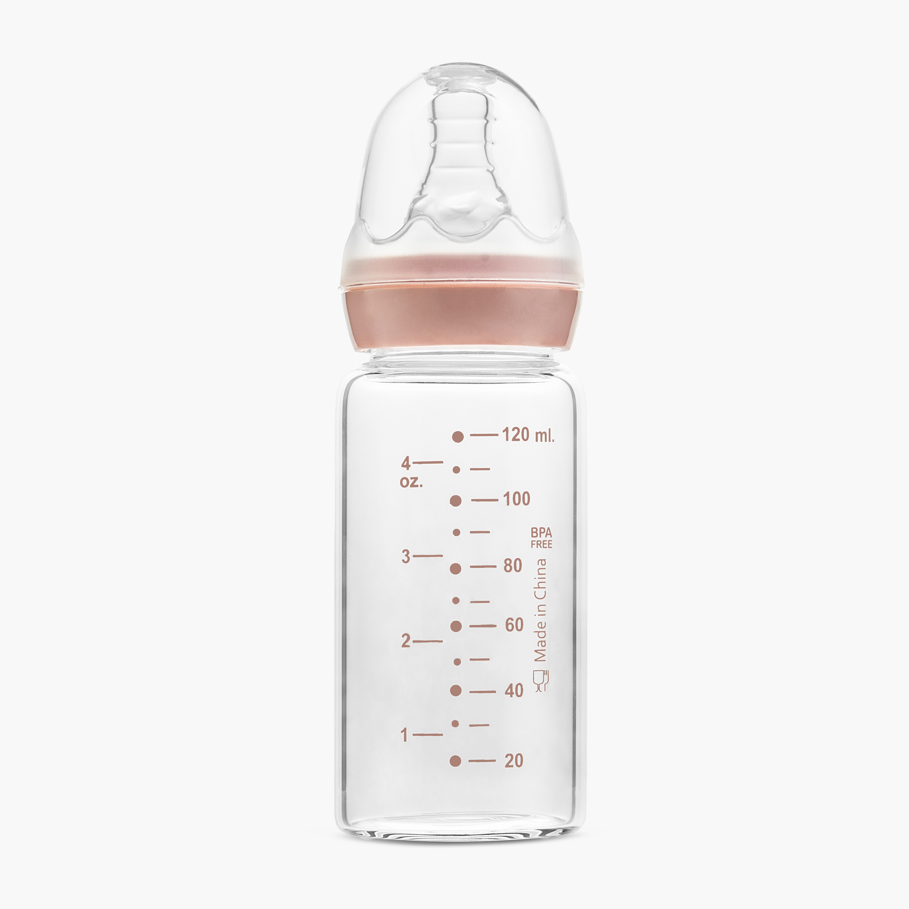 Giggles Typography Print Feeding Bottle - 120 ml-baby-feeding-feedingbottles-bottlesandteats-image-2