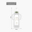 Giggles Glass Anti-Colic Feeding Bottle with Cover - 240 ml-baby-feeding-feedingbottles-bottlesandteats-image-10