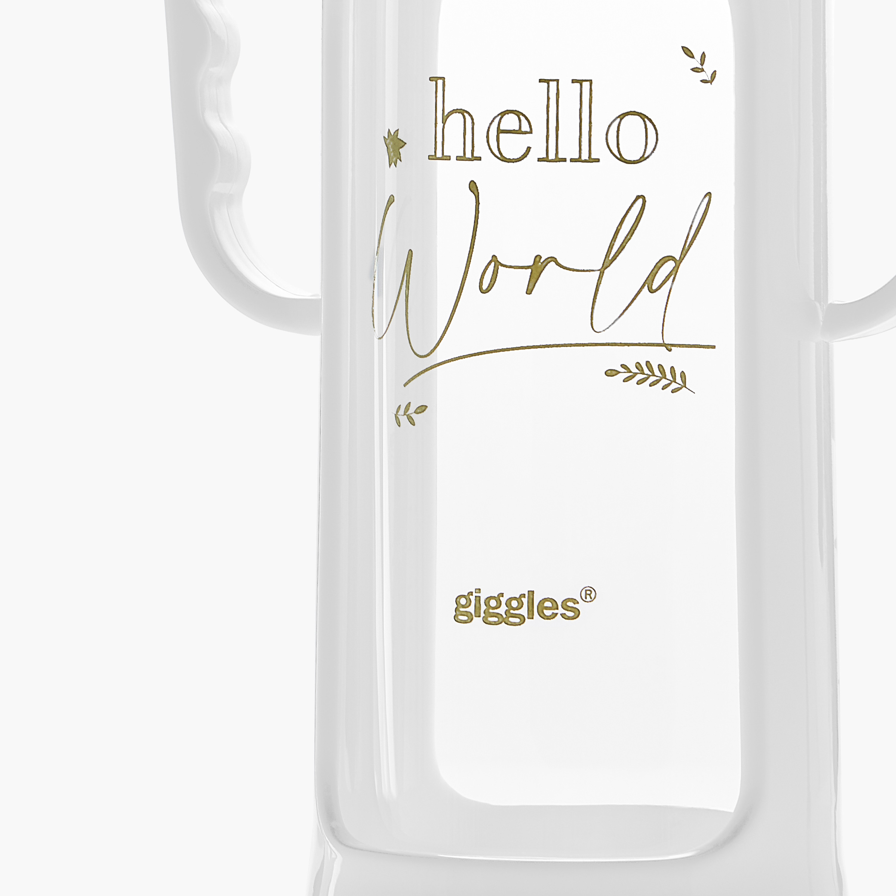 Giggles Printed Glass Feeding Bottle with Cover - 240 ml-baby-feeding-feedingbottles-bottlesandteats-image-5