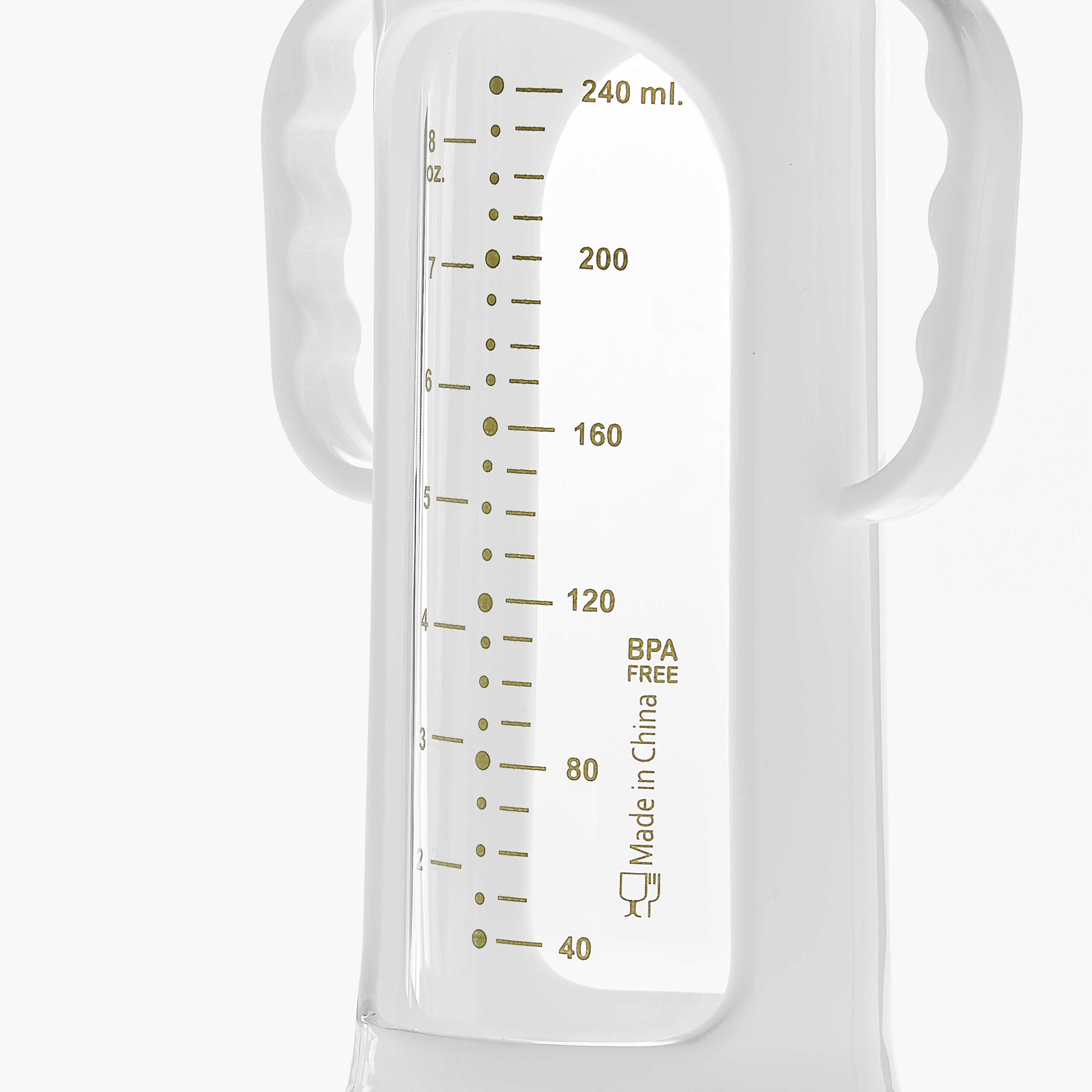 Giggles Printed Glass Feeding Bottle with Cover - 240 ml-baby-feeding-feedingbottles-bottlesandteats-image-6