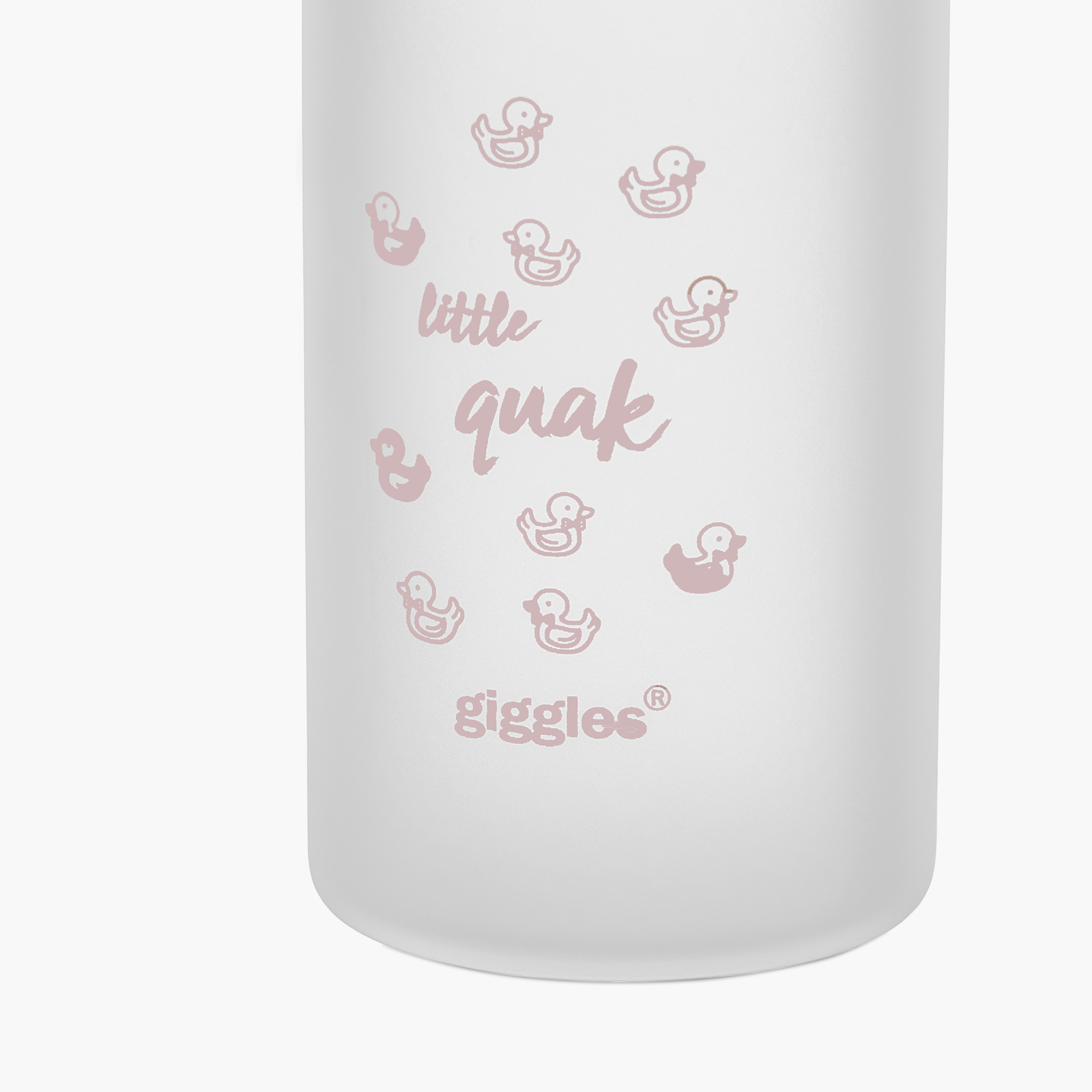Giggles Printed Glass Feeding Bottle with Cap - 120 ml-baby-feeding-feedingbottles-bottlesandteats-image-5