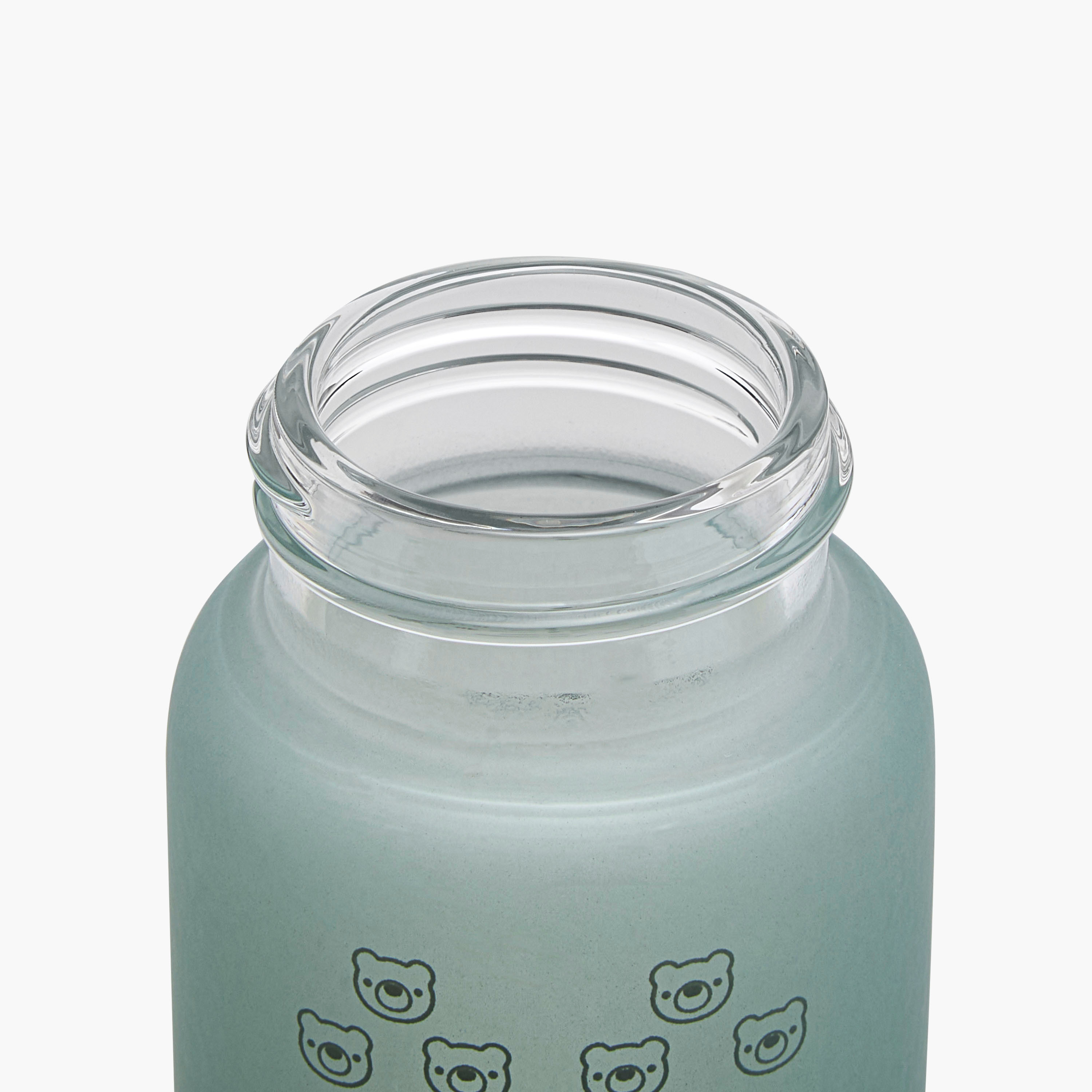 Giggles Printed Glass Feeding Bottle with Cap - 50 ml-baby-feeding-feedingbottles-bottlesandteats-image-6