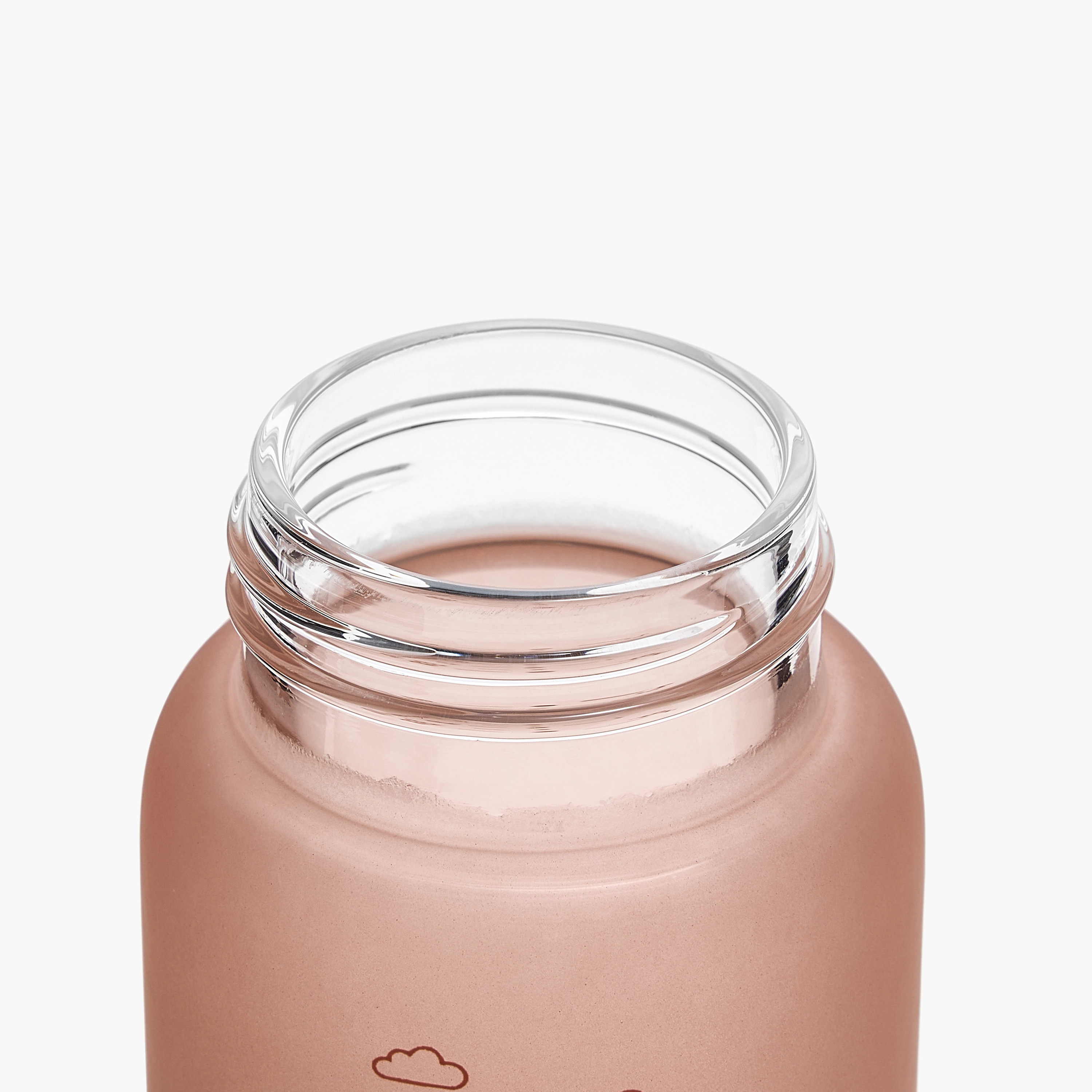 Giggles Printed Glass Feeding Bottle with Cap - 50 ml-baby-feeding-feedingbottles-bottlesandteats-image-7
