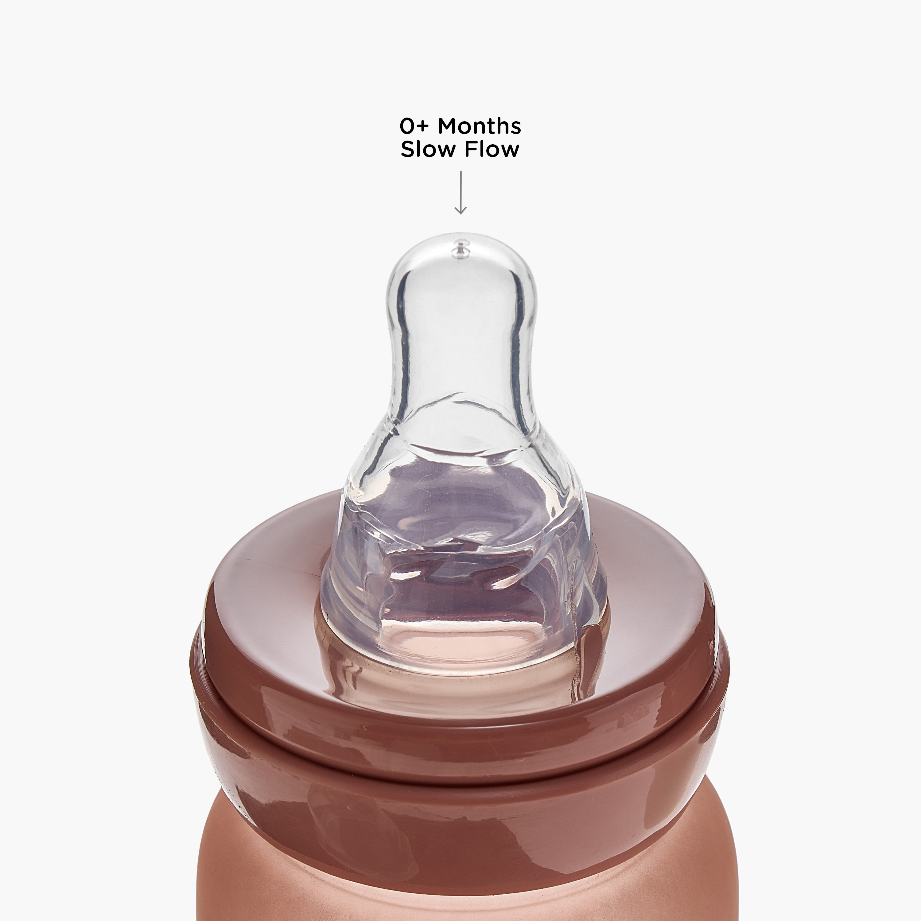 Giggles Printed Glass Feeding Bottle with Cap - 50 ml-baby-feeding-feedingbottles-bottlesandteats-image-9