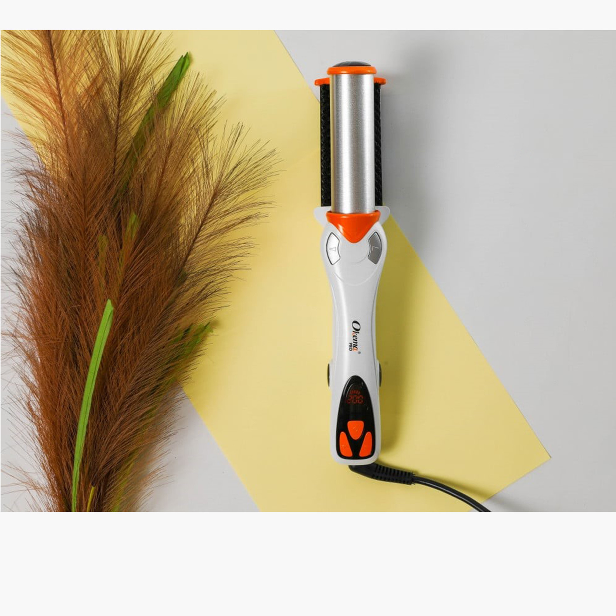 Okema Hair Straightener and Curler - OK-2073-beautyandpersonalcare-appliances-hairstylingtools-curlingandstyler-image-5