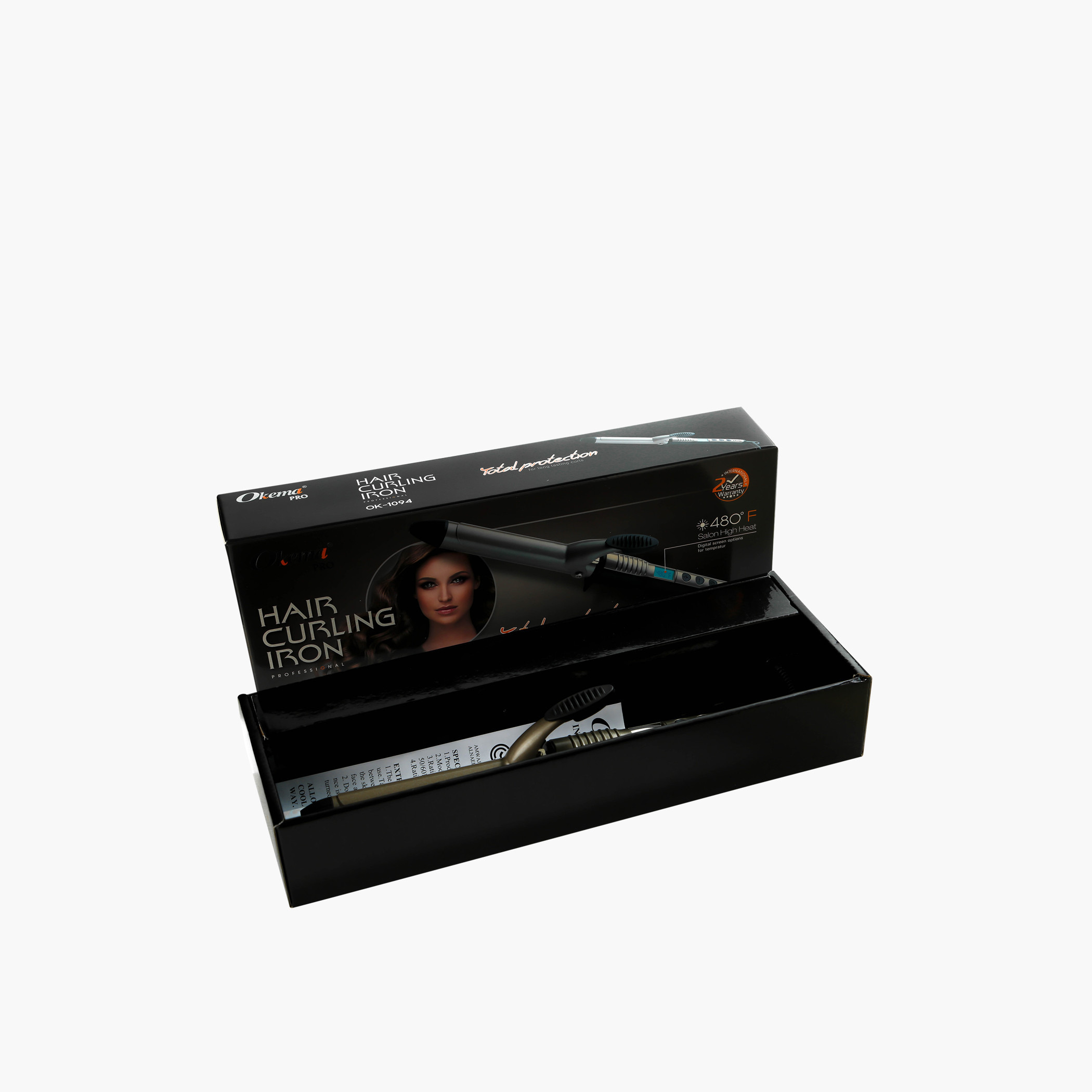 Okema Hair Curling Iron - OK-1094-beautyandpersonalcare-appliances-hairstylingtools-curlingandstyler-image-7