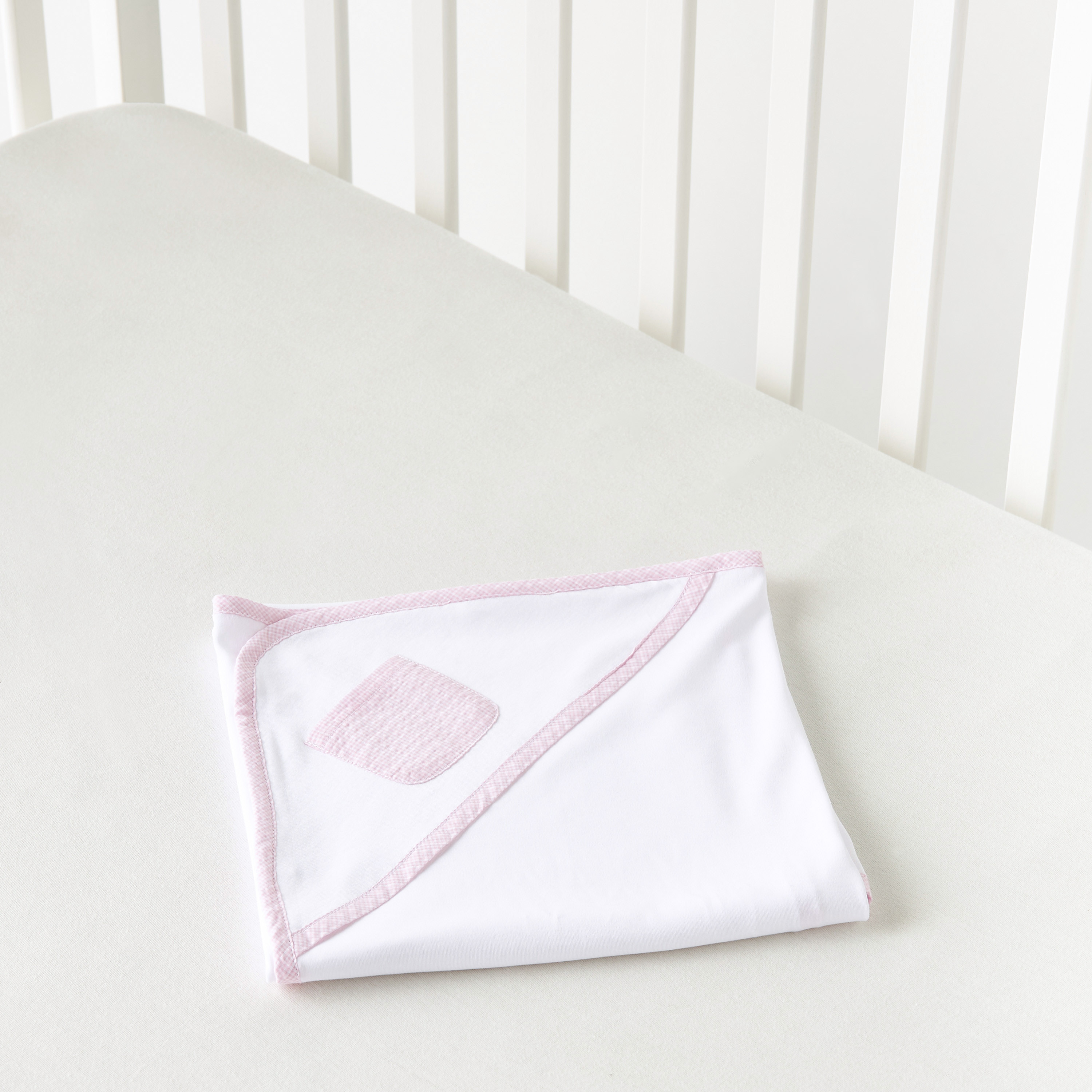 Giggles Hooded Receiving Blanket - 70x70 cm-baby-nursery-blanketsandswaddles-receivingblankets-image-4
