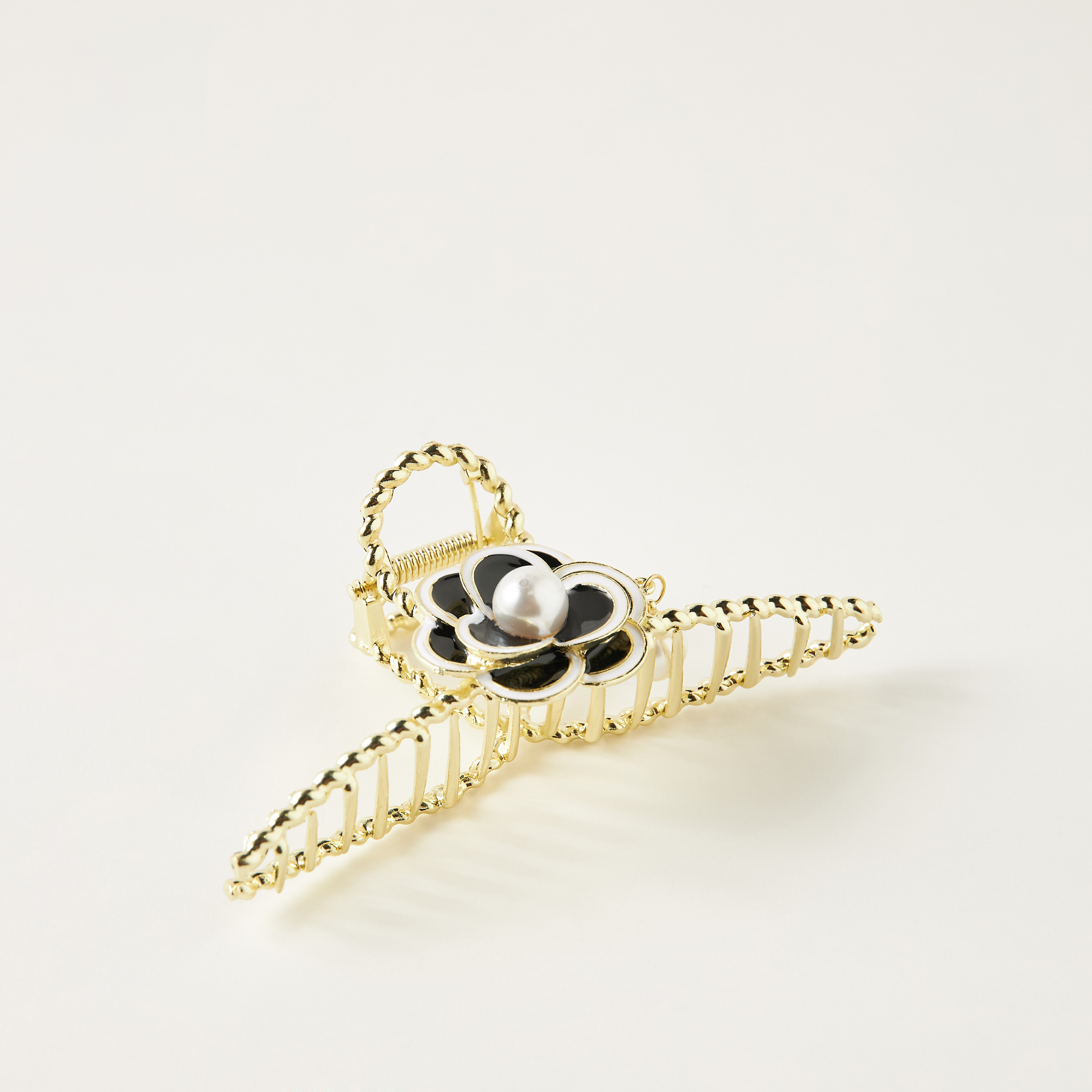 مشبك شعر مزين باللؤلؤ والأزهار-women-hairaccessories-clamps-image-1