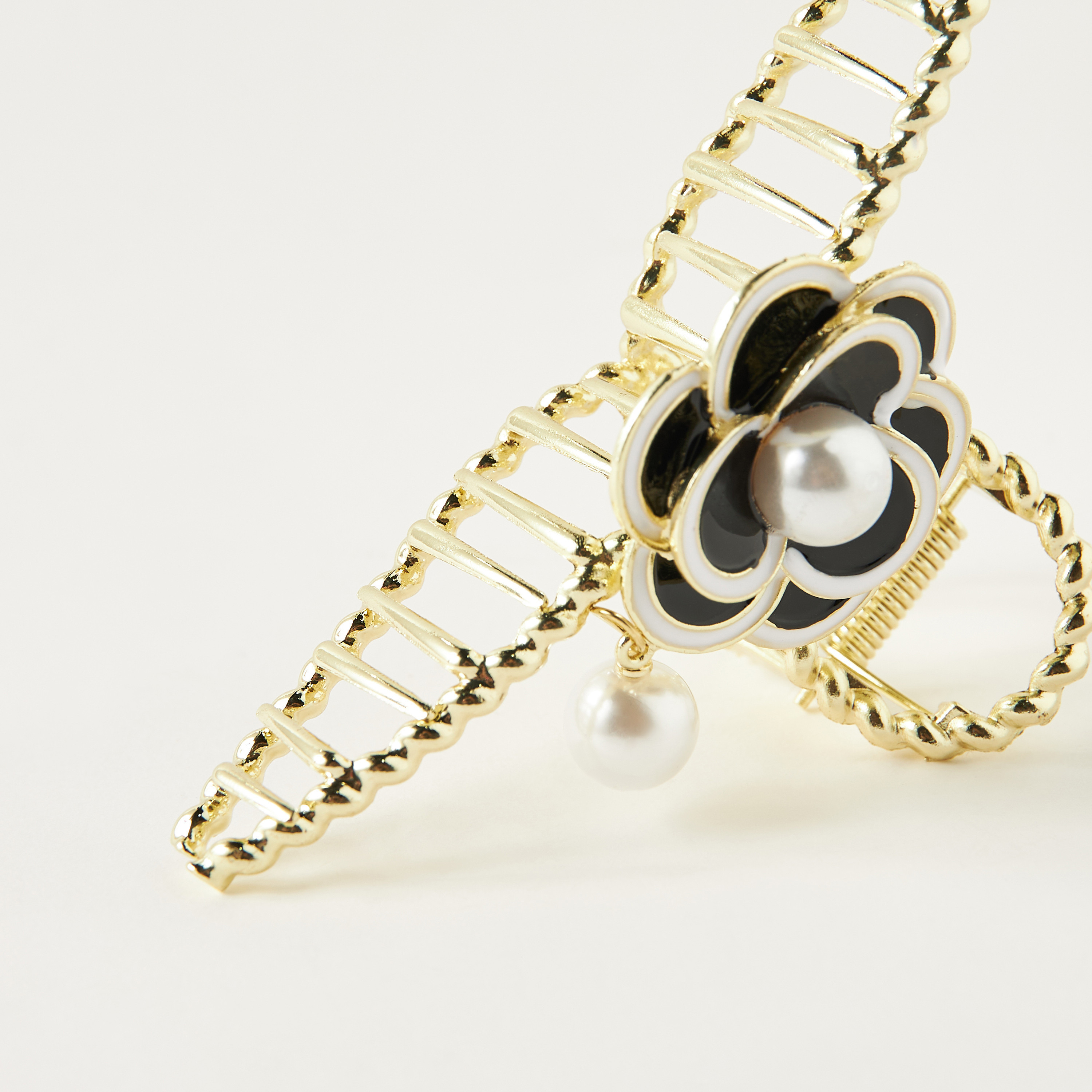 مشبك شعر مزين باللؤلؤ والأزهار-women-hairaccessories-clamps-image-3