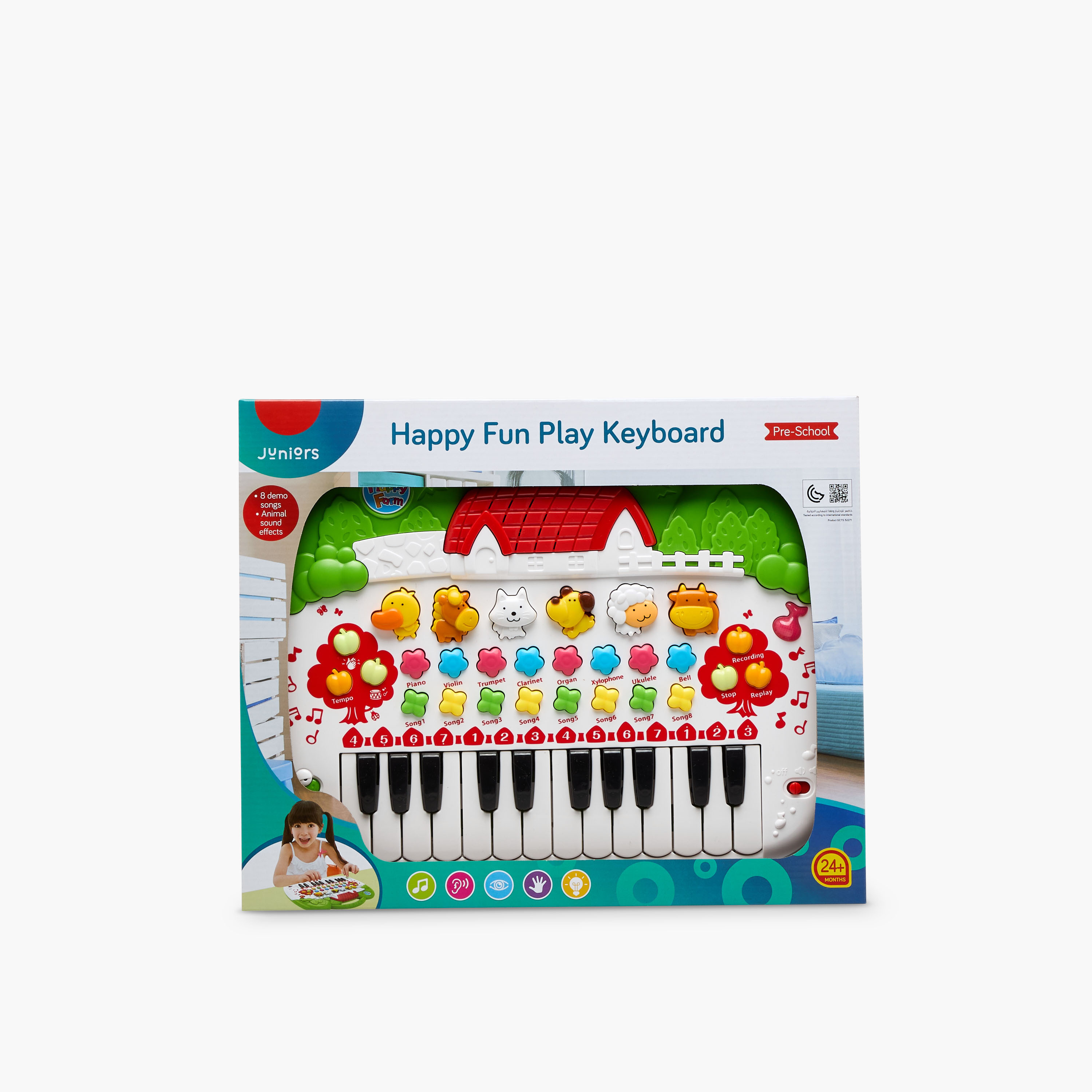 Juniors Happy Fun Play Keyboard-toys-babyandtoddlertoys-lightsandmusicaltoys-image-7
