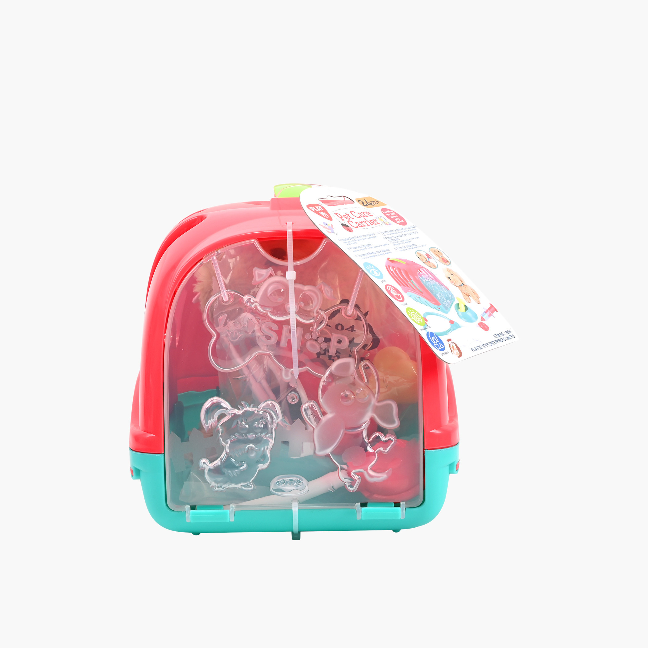 مجموعة ألعاب حامل جراء بيت بوبي 7  قطع من بلاي جو-toys-roleplay-petcareplaysets-image-1