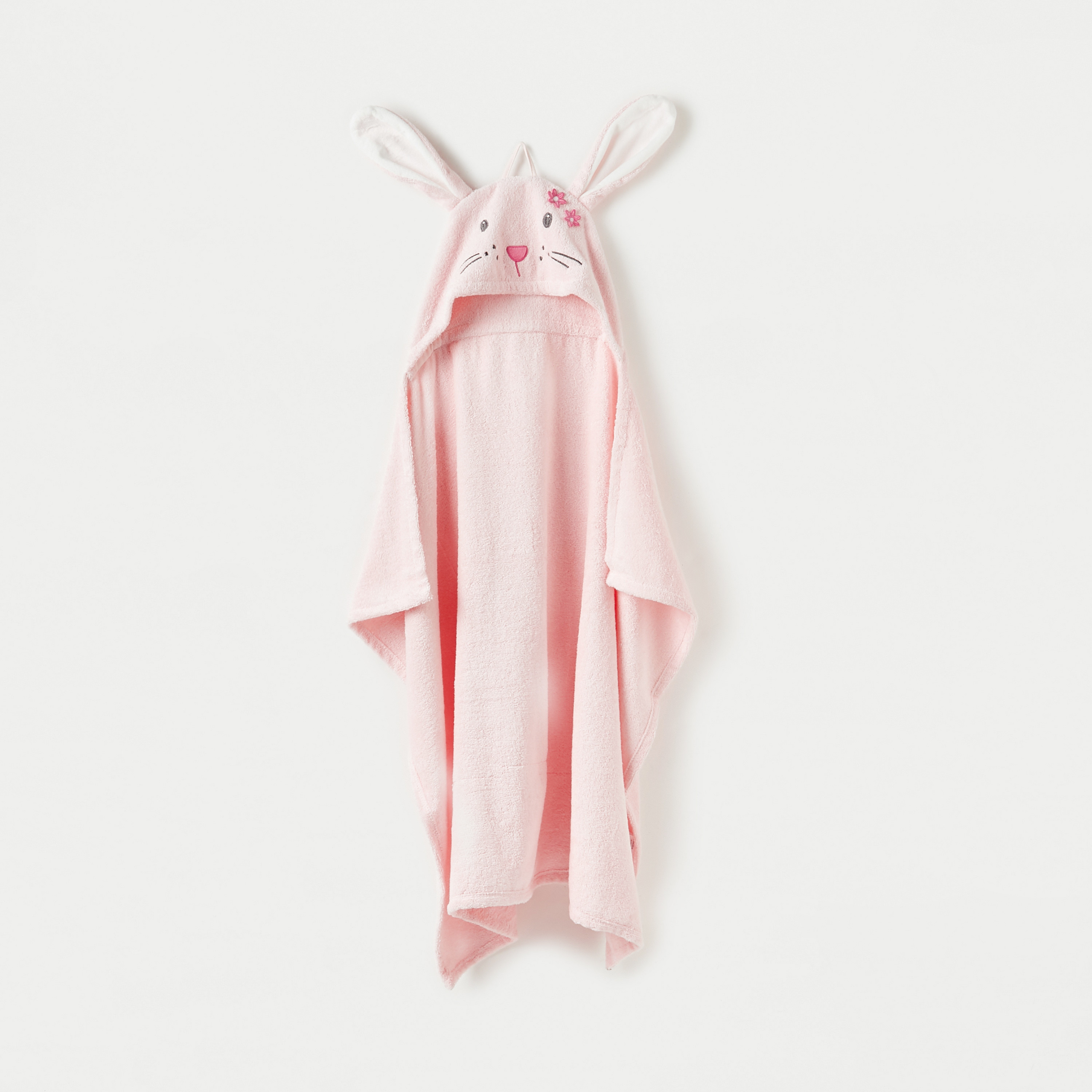 Juniors Bunny Detail Hooded Towel - 68x94 cms-baby-bathandcare-towels-image-1