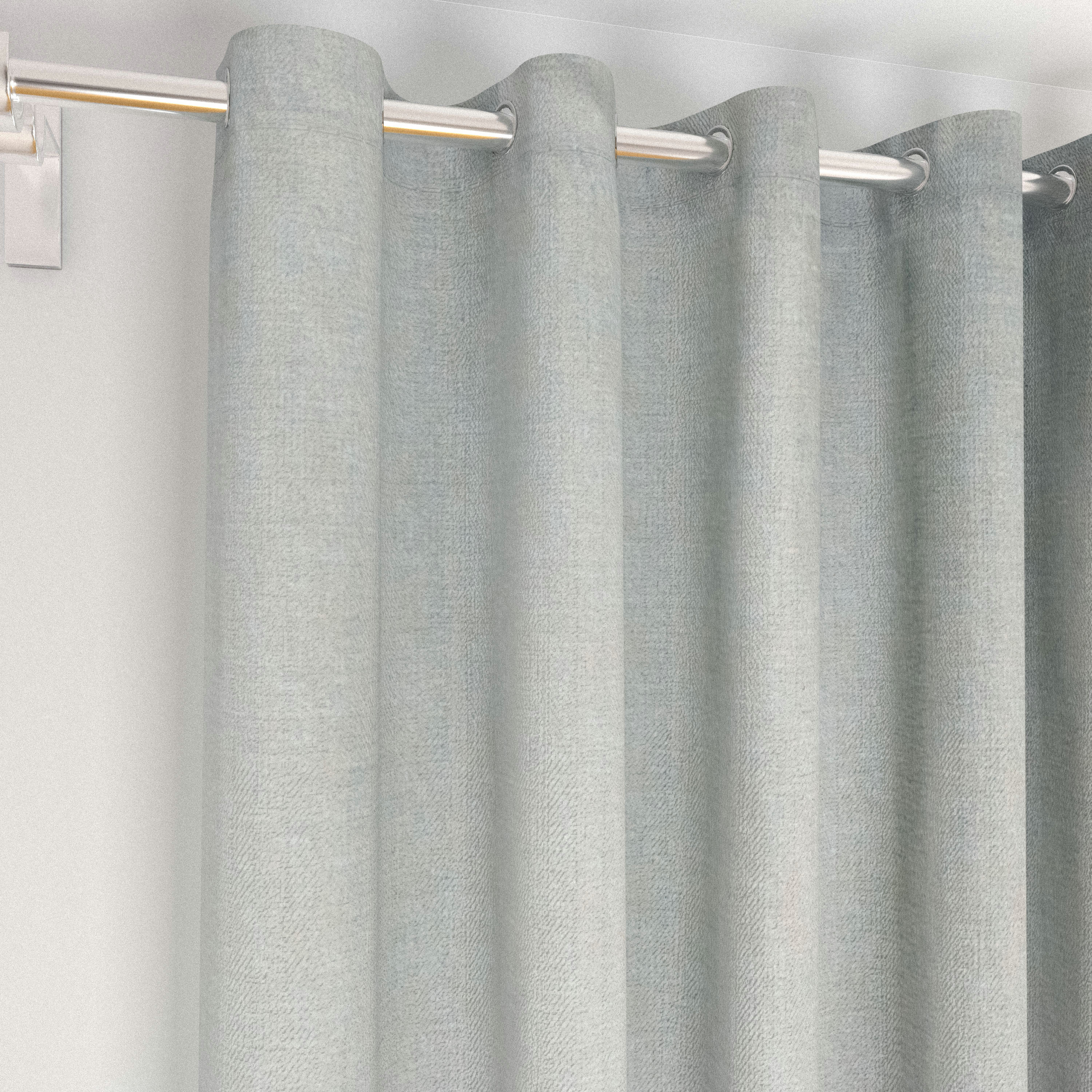 Damask Textured Polycotton Jacquard Eyelet Curtain - Set of 2-household-windows-curtains-image-3