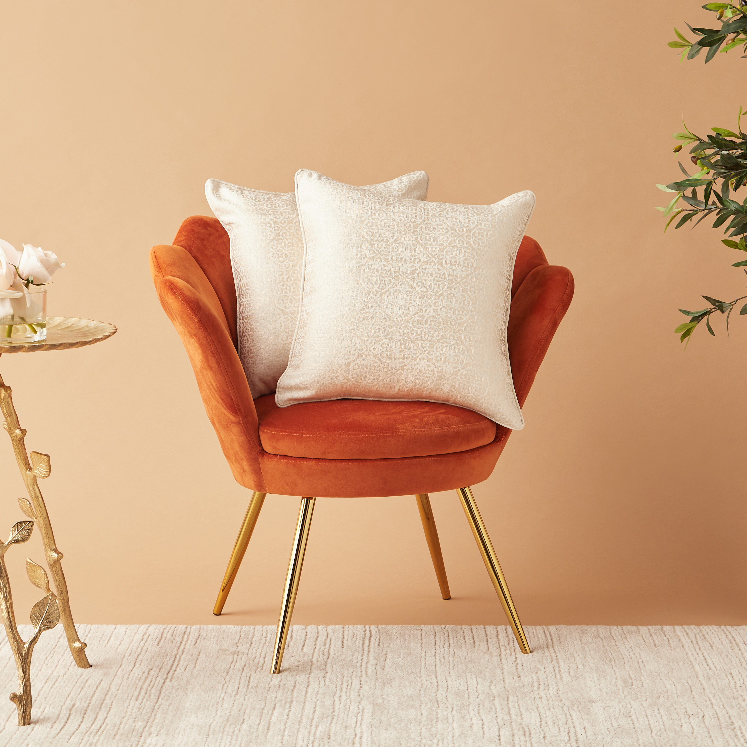 غطاء وسادة جاكار من داماسك - 45x45 سم-household-cushionsandthrows-cushioncovers-image-1