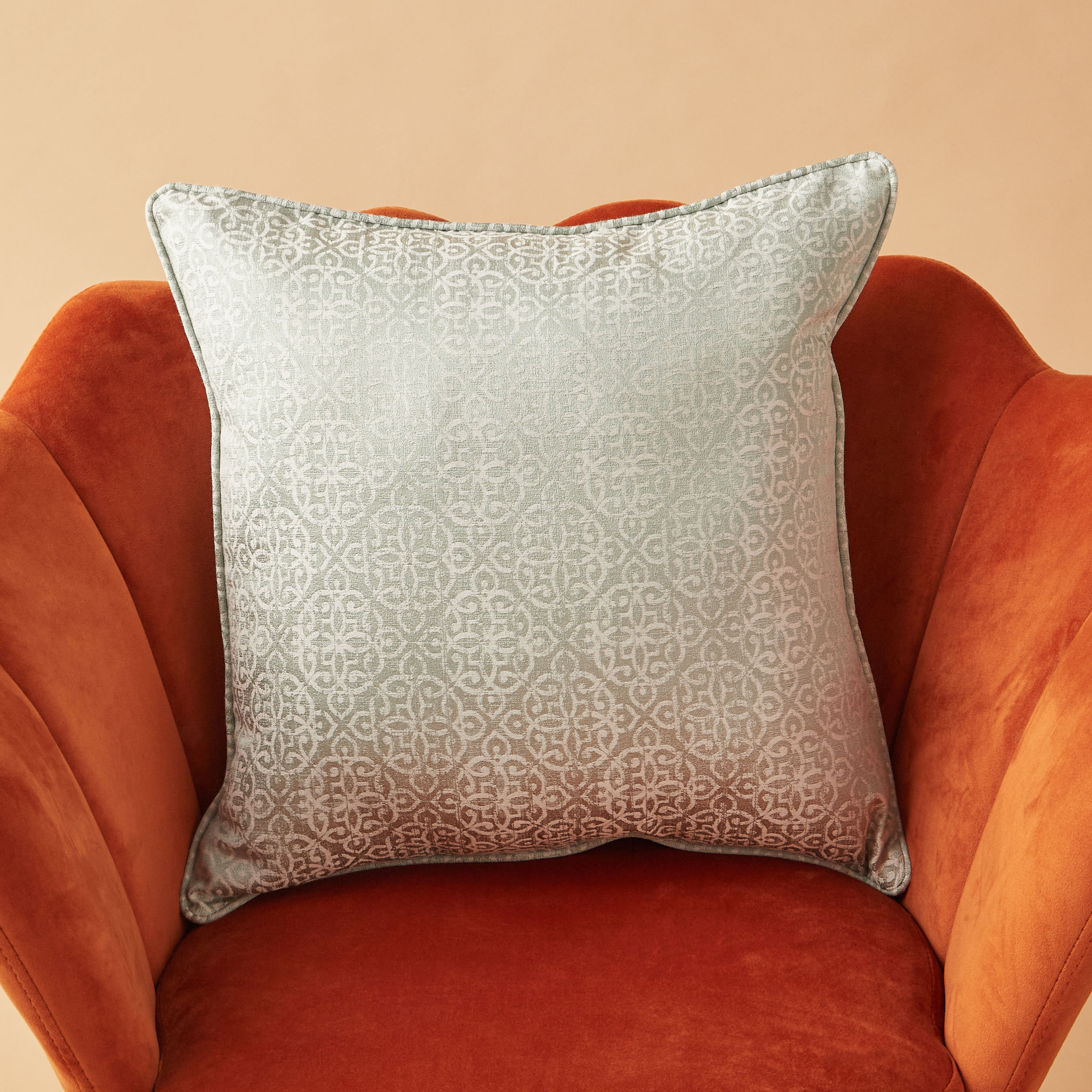 Damask Jacquard Cushion Cover - 45x45 cms-household-cushionsandthrows-cushioncovers-image-2