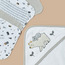 طقم منشفة بقبّعة ومناشف صغيرة للتنظيف من جونيورز- 6 قطع-baby-bathandcare-towels-image-3