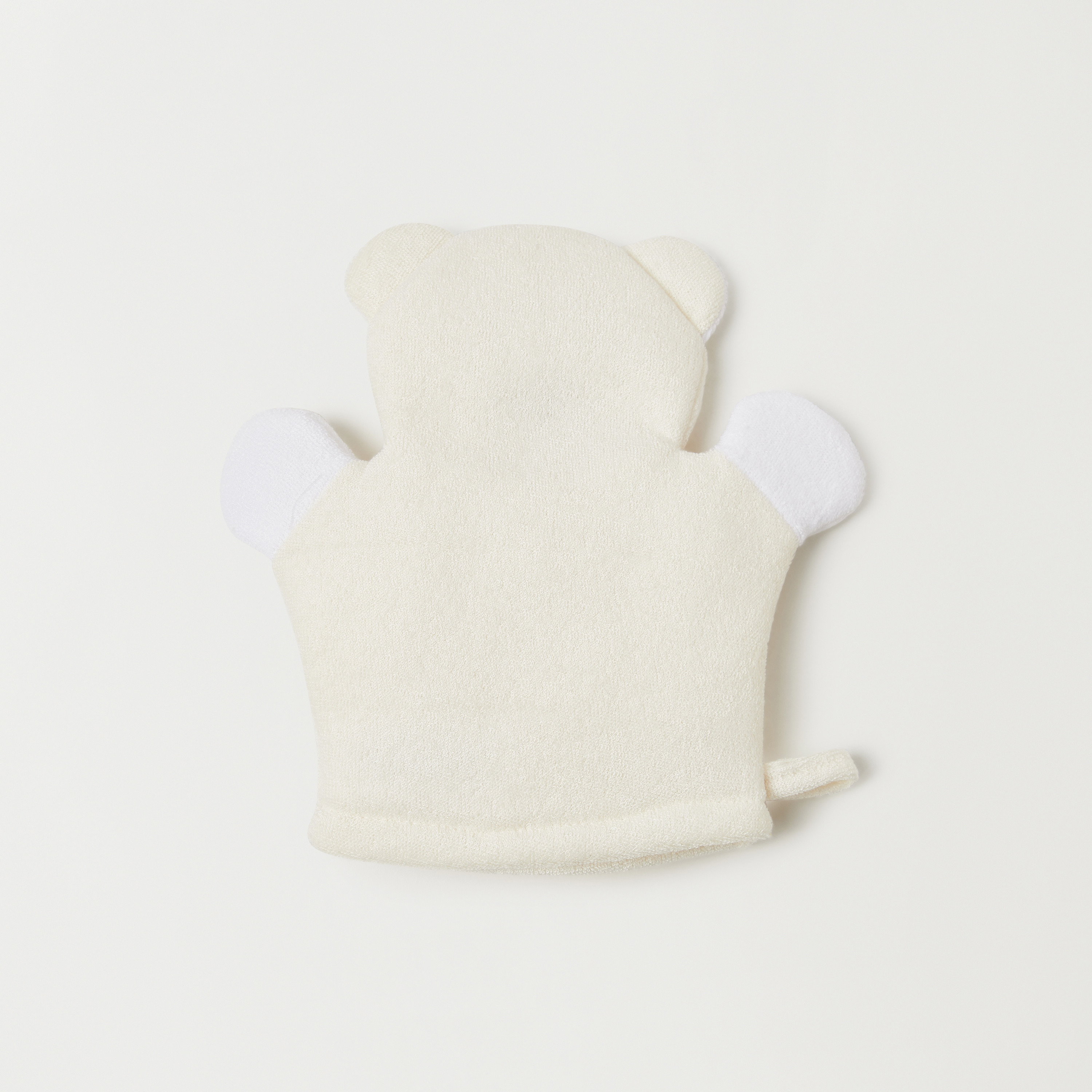 Juniors 3D Teddy Bear Shaped Wash Mitten-baby-bathandcare-towels-image-4
