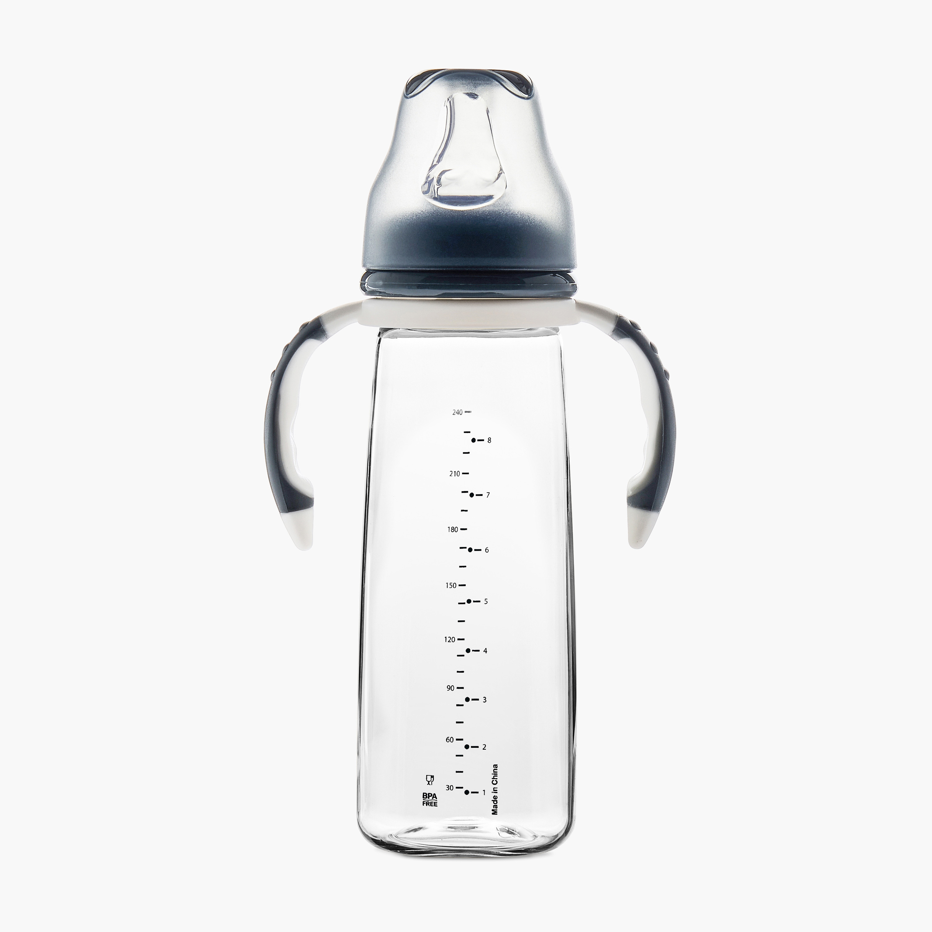 رضّاعة بمقبض وطبعات ليتل بير من جيجلز - 240 مل-baby-feeding-feedingbottles-bottlesandteats-image-2