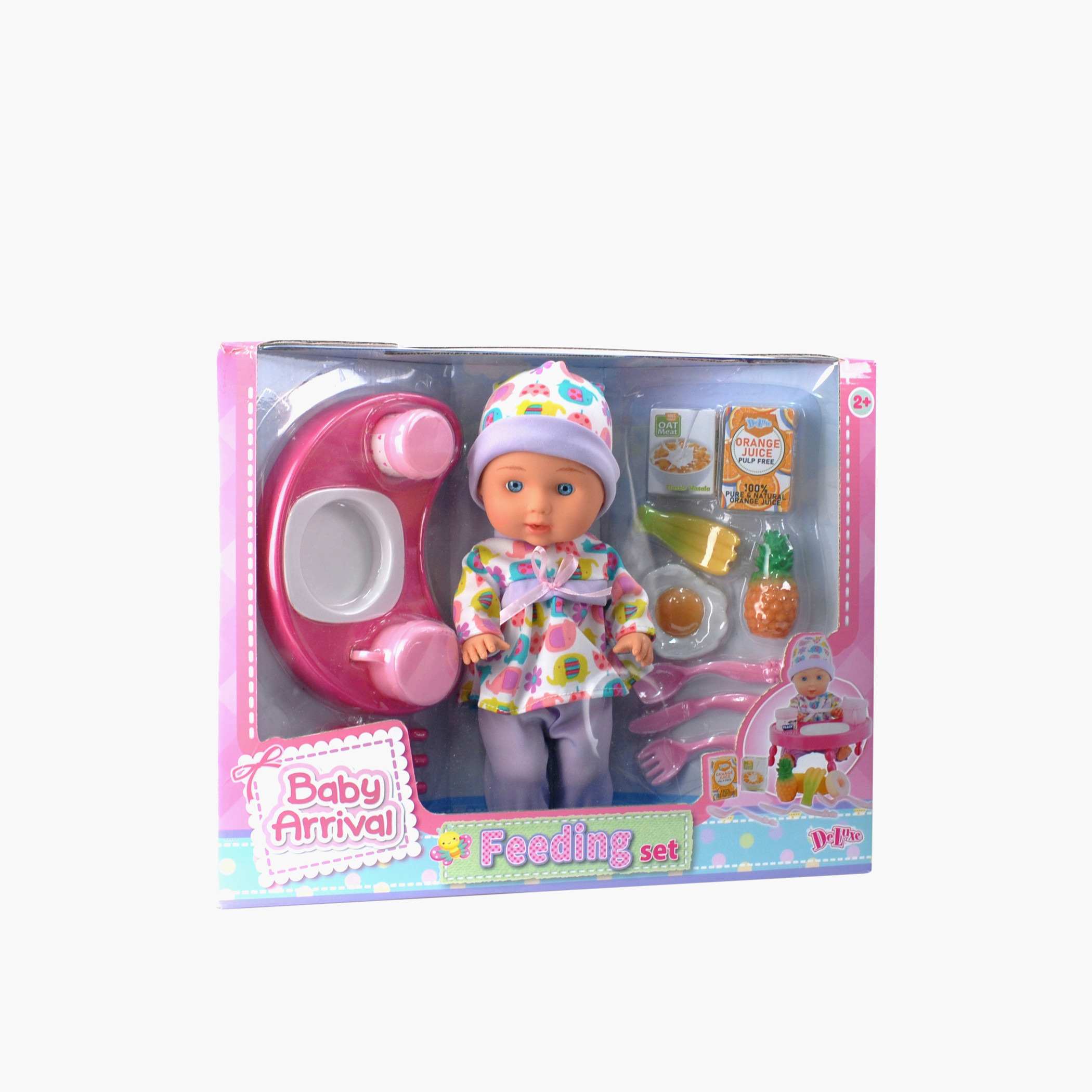 Baby Arrival Feeding Playset - 12 inches-toys-dollsandplaysets-dollplaysets-image-1