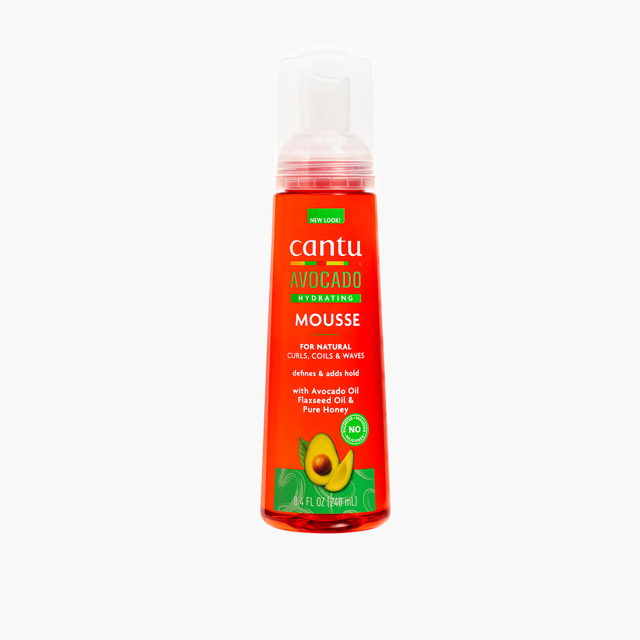 Cantu Avocado Hydrating Styling Mousse - 248 ml-beautyandpersonalcare-hair-haircare-hairmasksandcreams-image-1