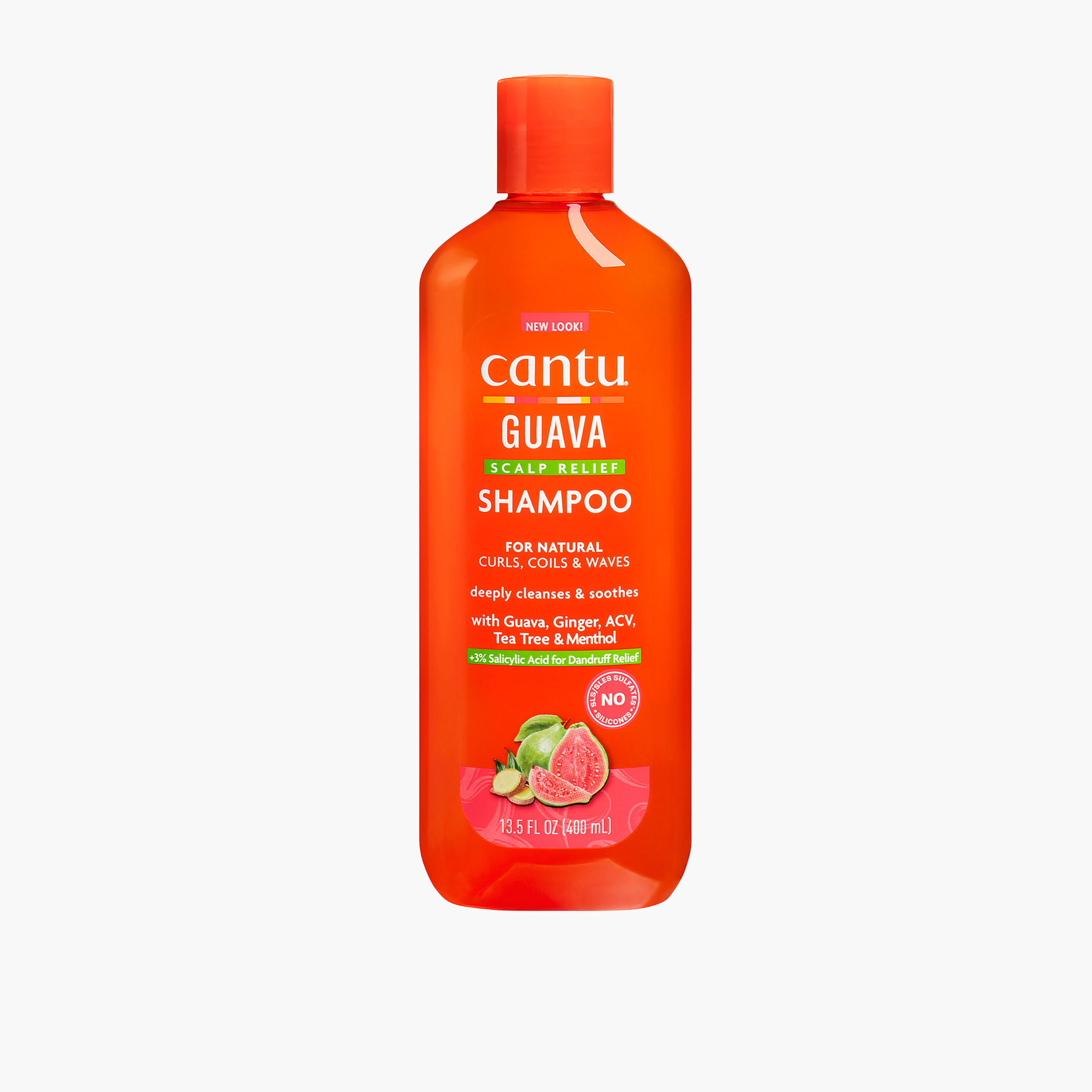 شامبو ضد القشرة بالجوافة والزنجبيل من كانتو - 400 مل-beautyandpersonalcare-hair-haircare-shampoos-image-1
