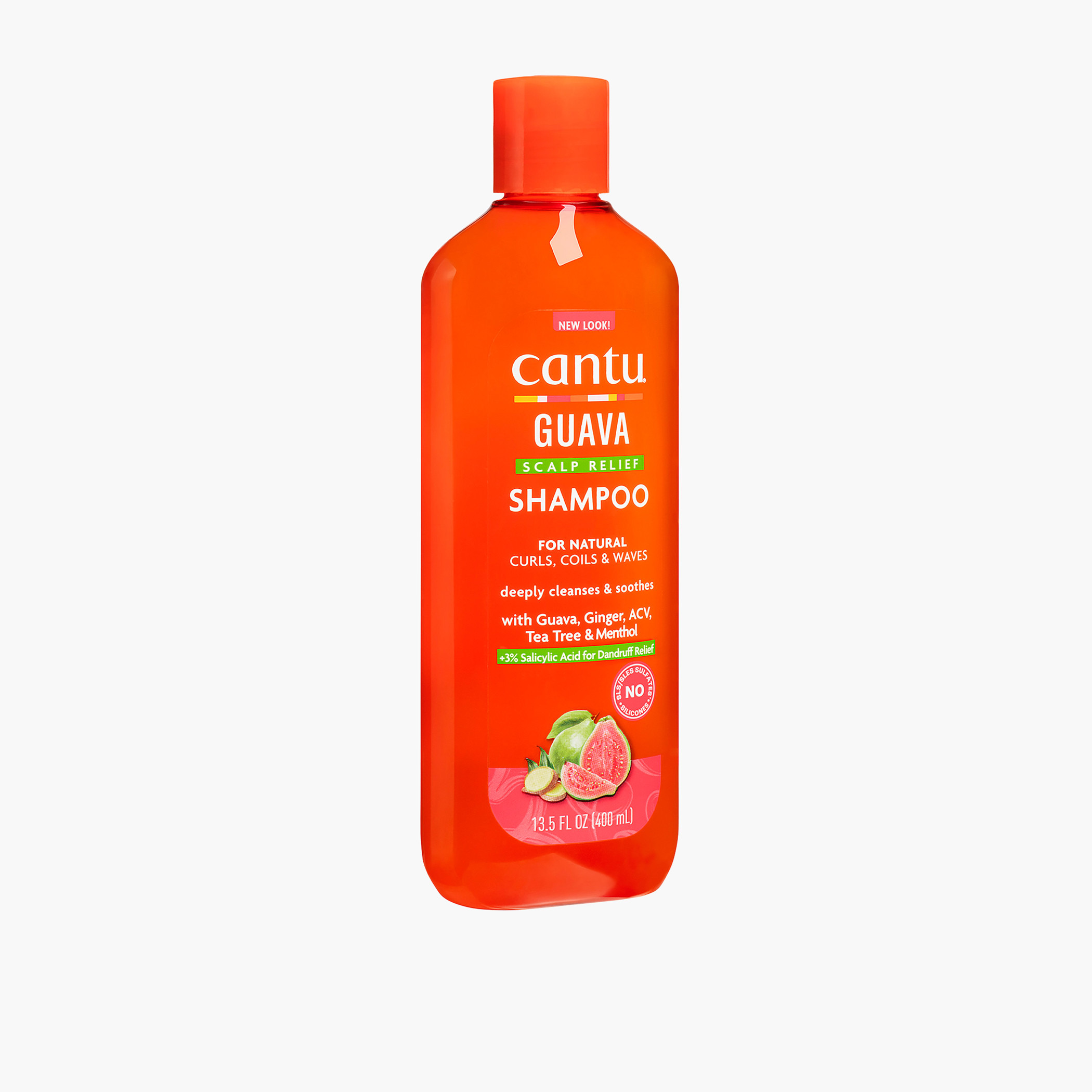 شامبو ضد القشرة بالجوافة والزنجبيل من كانتو - 400 مل-beautyandpersonalcare-hair-haircare-shampoos-image-2