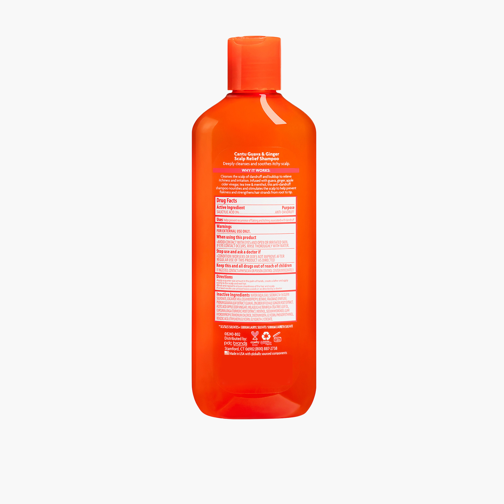 شامبو ضد القشرة بالجوافة والزنجبيل من كانتو - 400 مل-beautyandpersonalcare-hair-haircare-shampoos-image-3