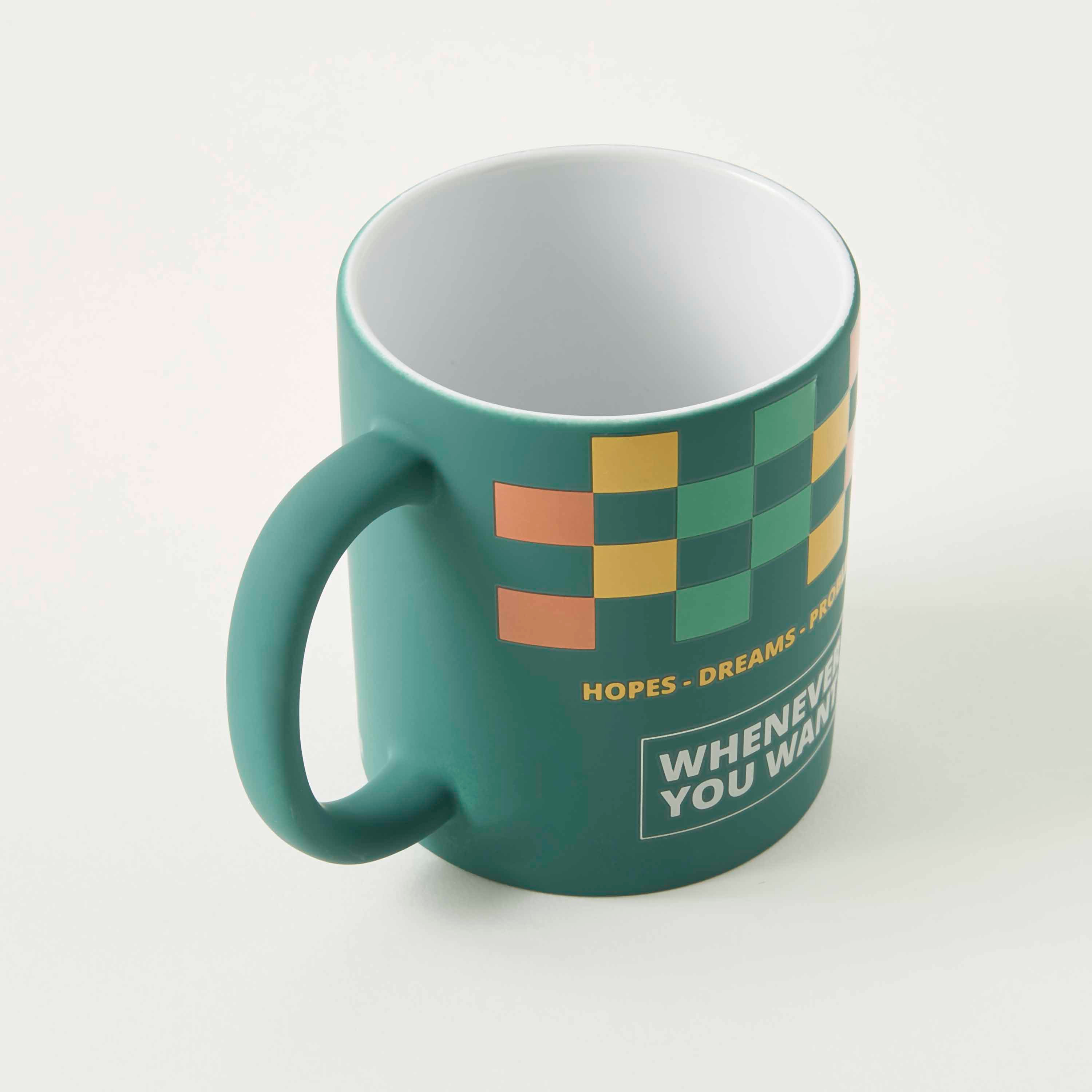 Slogan Print Ceramic Mug with Handle-household-dining-teaandcoffee-mugsandcups-image-5