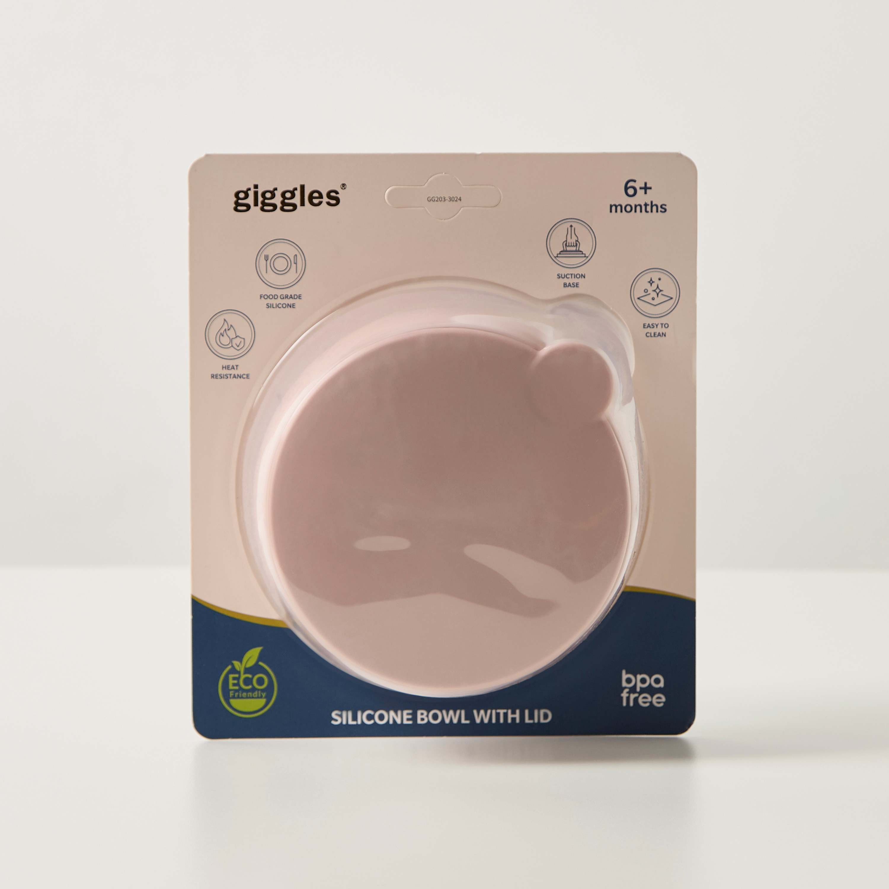 وعاء سيليكون سادة مع قاعدة شفط وغطاء من جيجلز-baby-feeding-mealtimeessentials-image-4