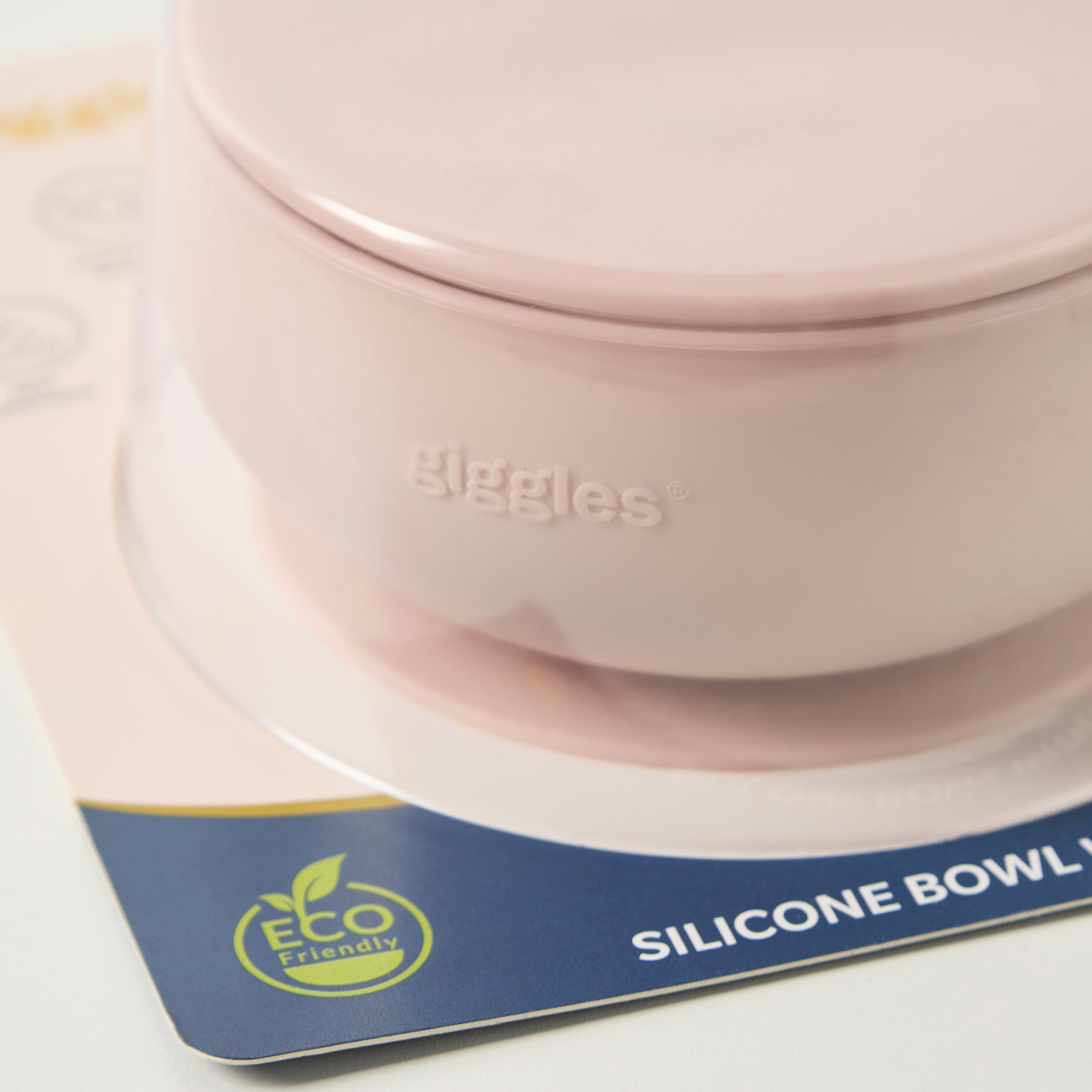 وعاء سيليكون سادة مع قاعدة شفط وغطاء من جيجلز-baby-feeding-mealtimeessentials-image-1