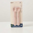 Giggles Solid Silicone Spoon and Fork Set-baby-feeding-mealtimeessentials-image-1