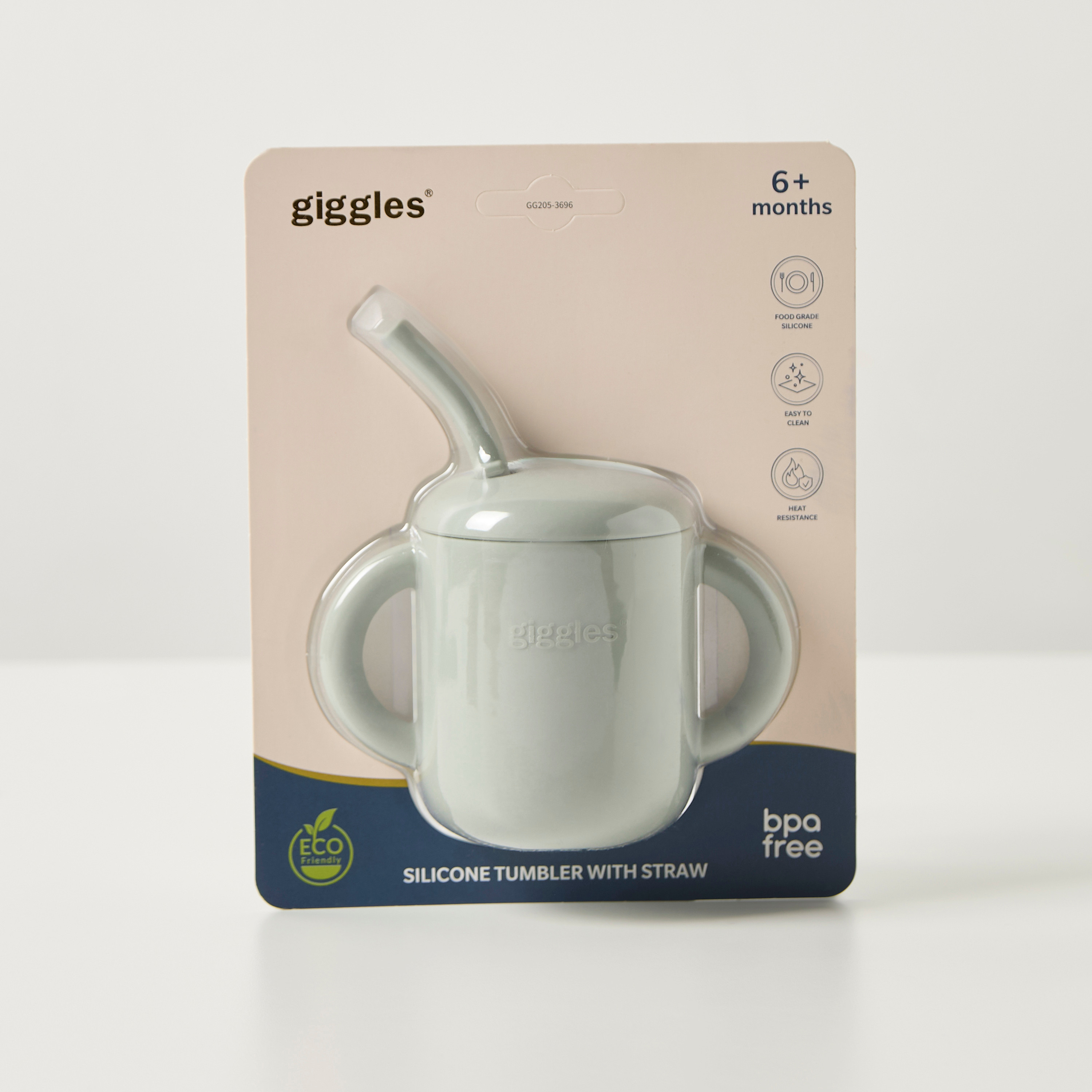 Giggles Solid Silicone Tumbler with Straw-baby-feeding-mealtimeessentials-image-1