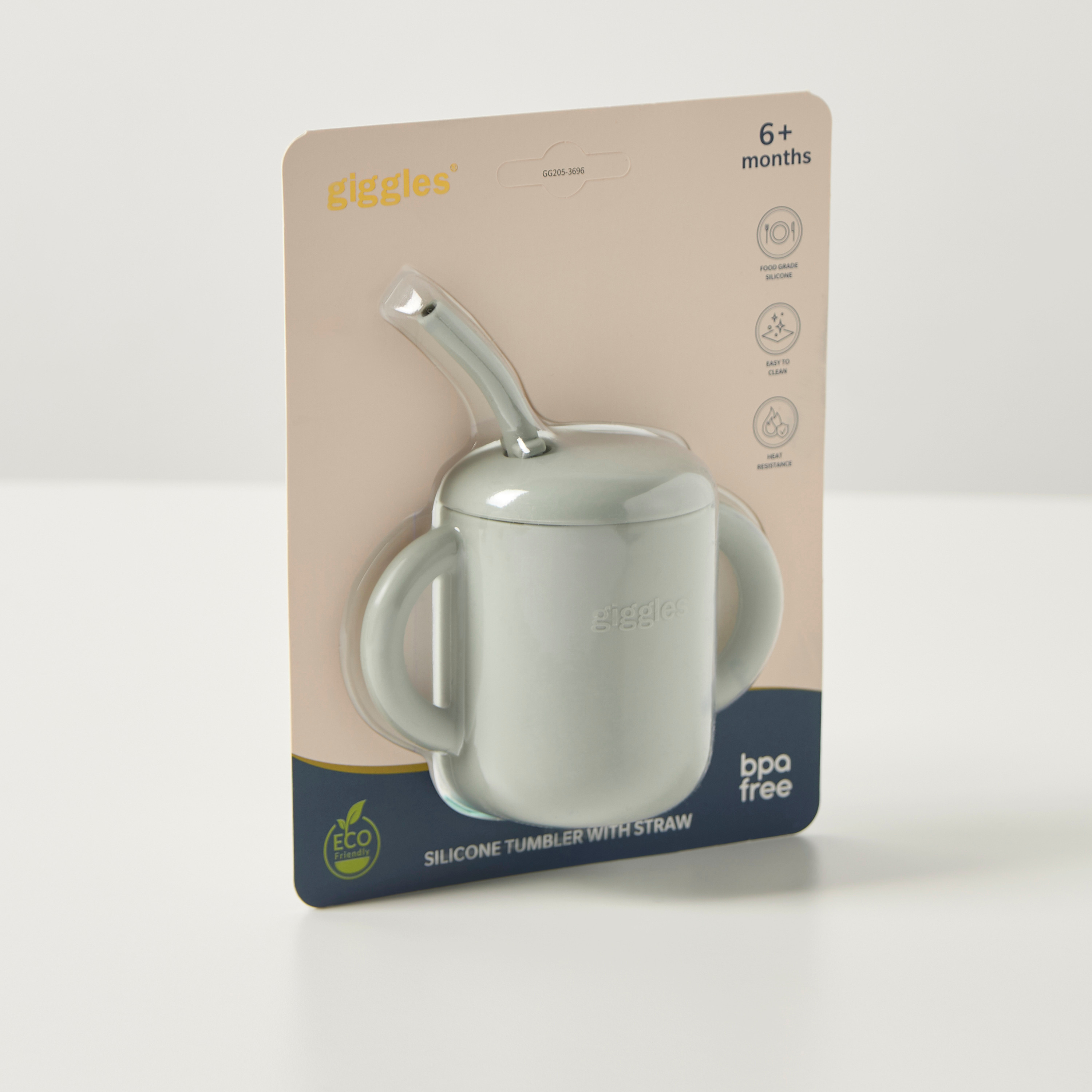 Giggles Solid Silicone Tumbler with Straw-baby-feeding-mealtimeessentials-image-2