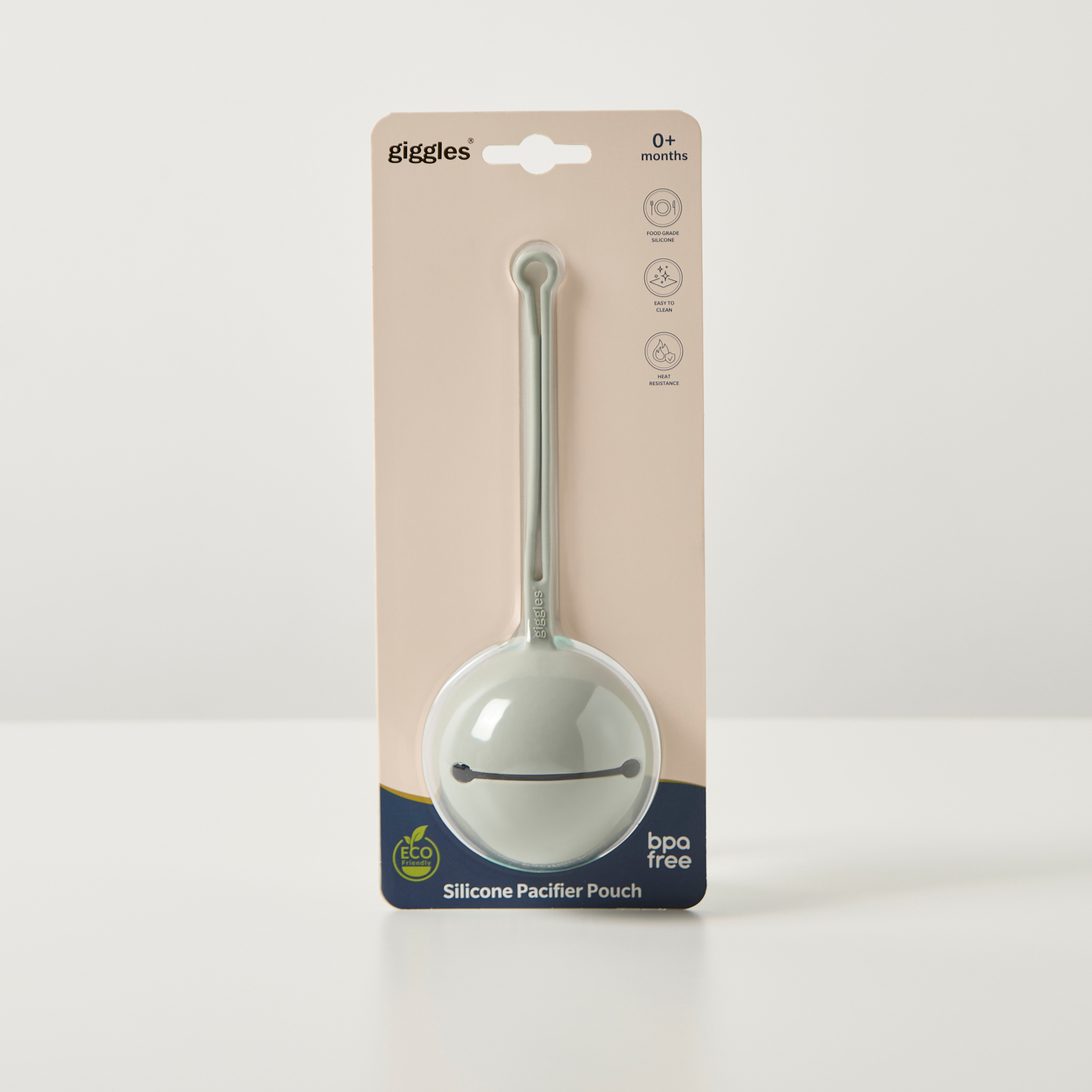 Giggles Solid Silicone Pacifier Pouch-baby-feeding-pacifiers-image-1