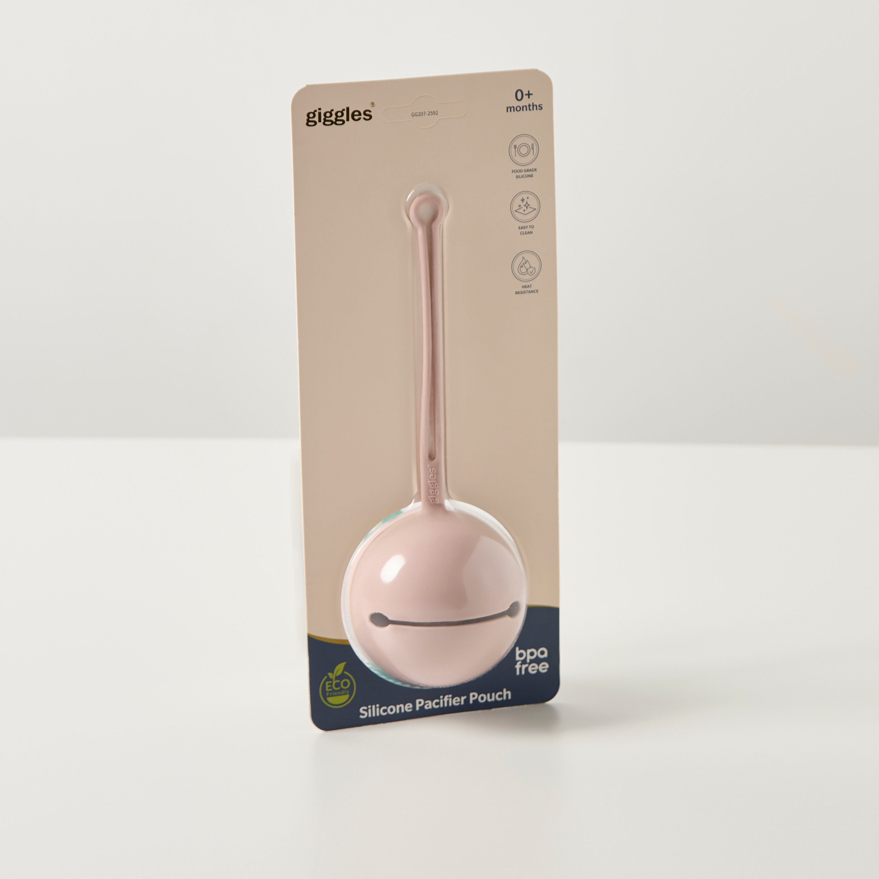 Giggles Solid Silicone Pacifier Pouch-baby-feeding-pacifiers-image-2